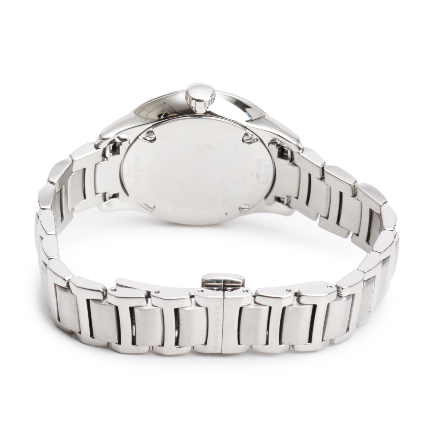 Burberry Stainless Steel BU10108 Classic 32 MM Quartz Watch Silver Dial