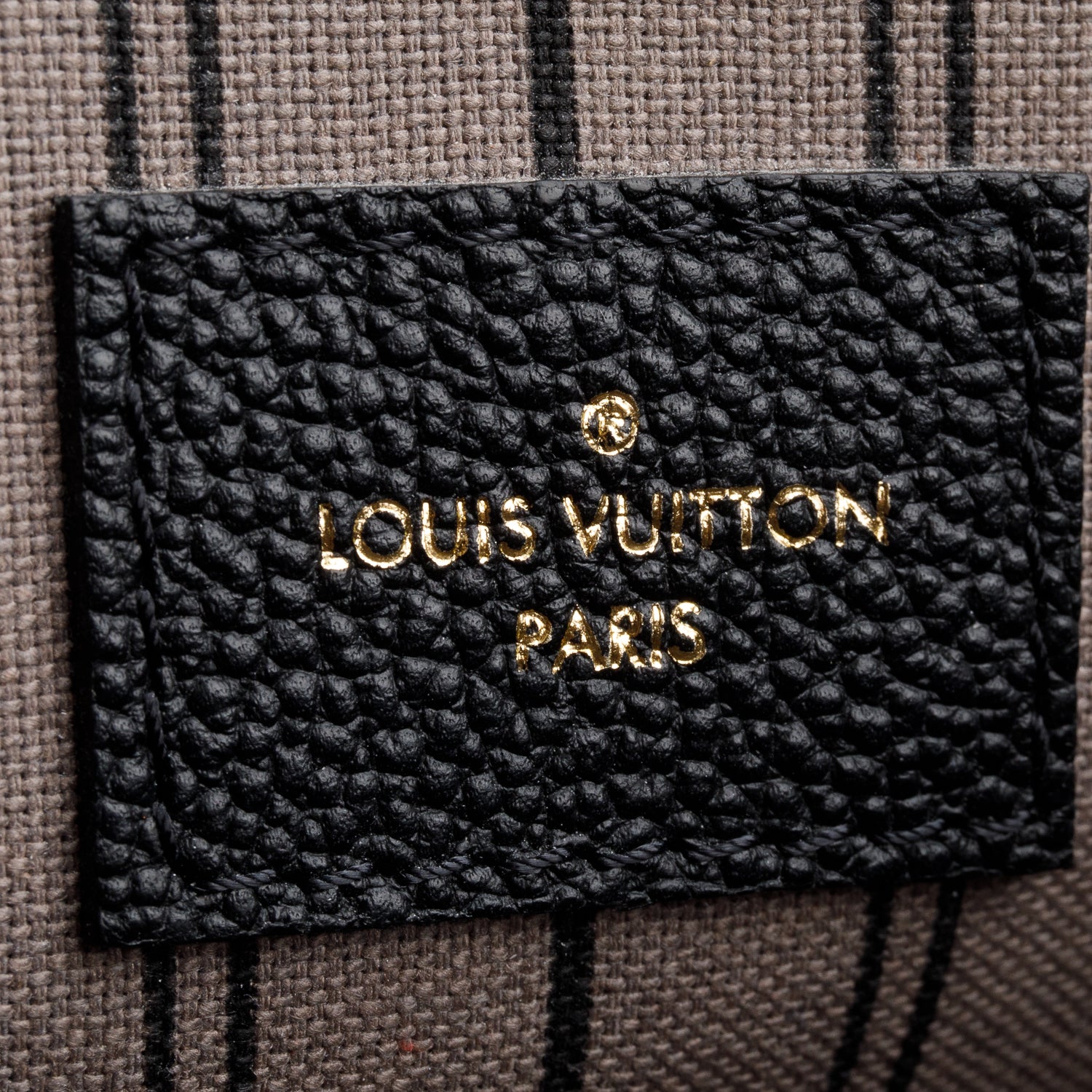 Louis Vuitton Black Monogram Empreinte Leather Pochette Metis