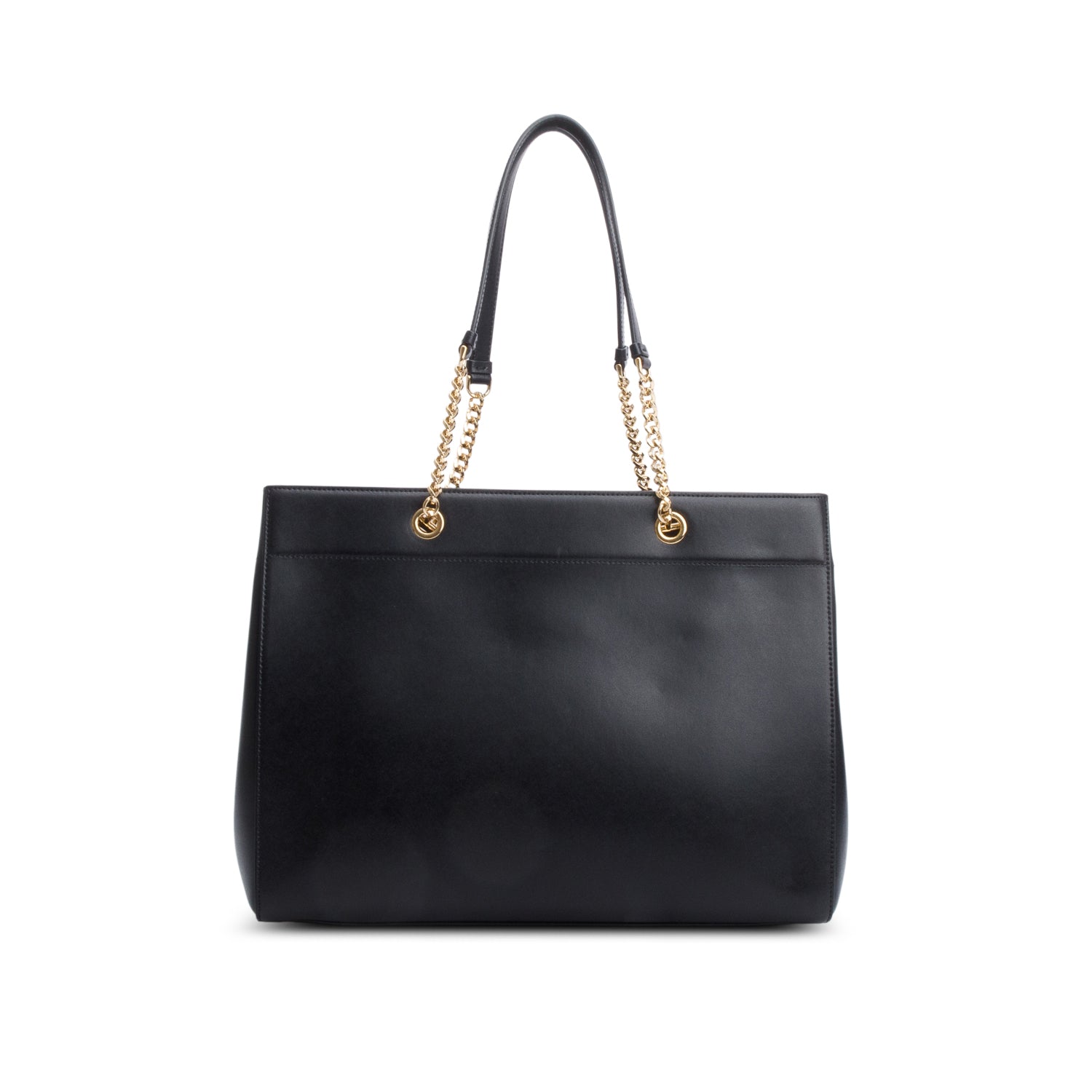 Ferragamo Black Leather Vara Bow Shoulder Bag