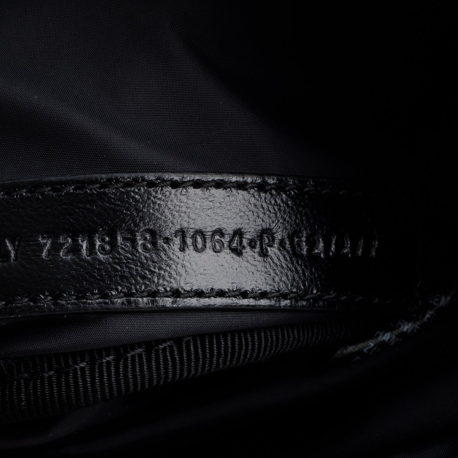 Balenciaga x Adidas Black Nylon Belt Bag