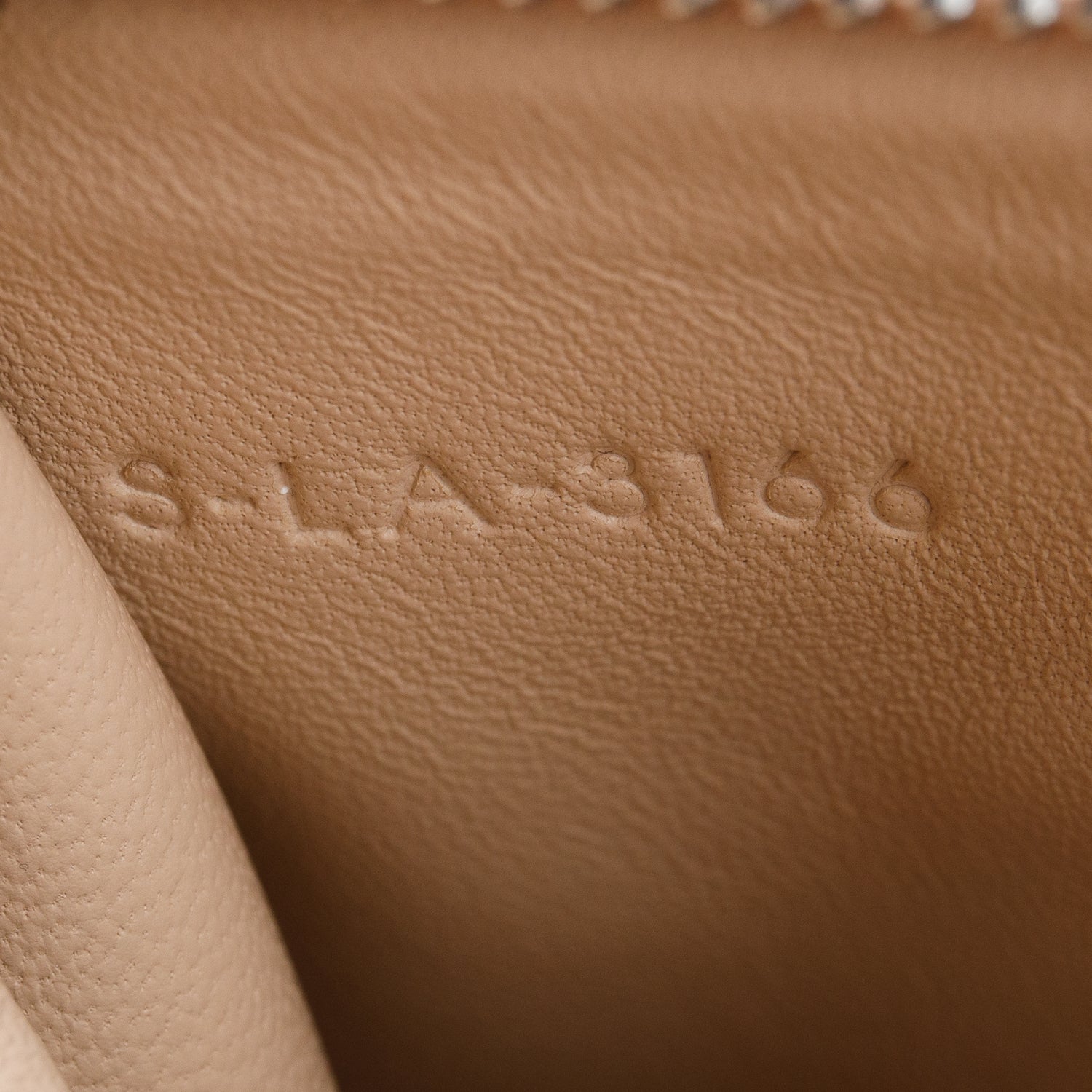 Celine Beige Grained Calfskin Medium Trotteur Crossbody Bag