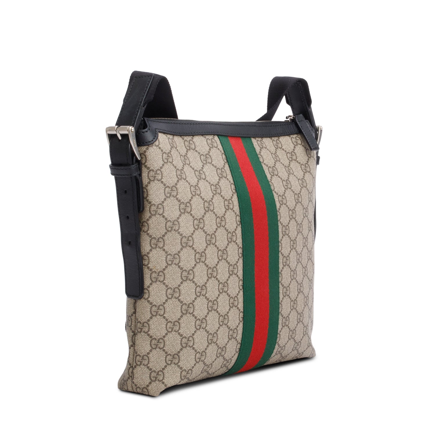 Gucci GG Supreme Canvas Web Messenger Bag