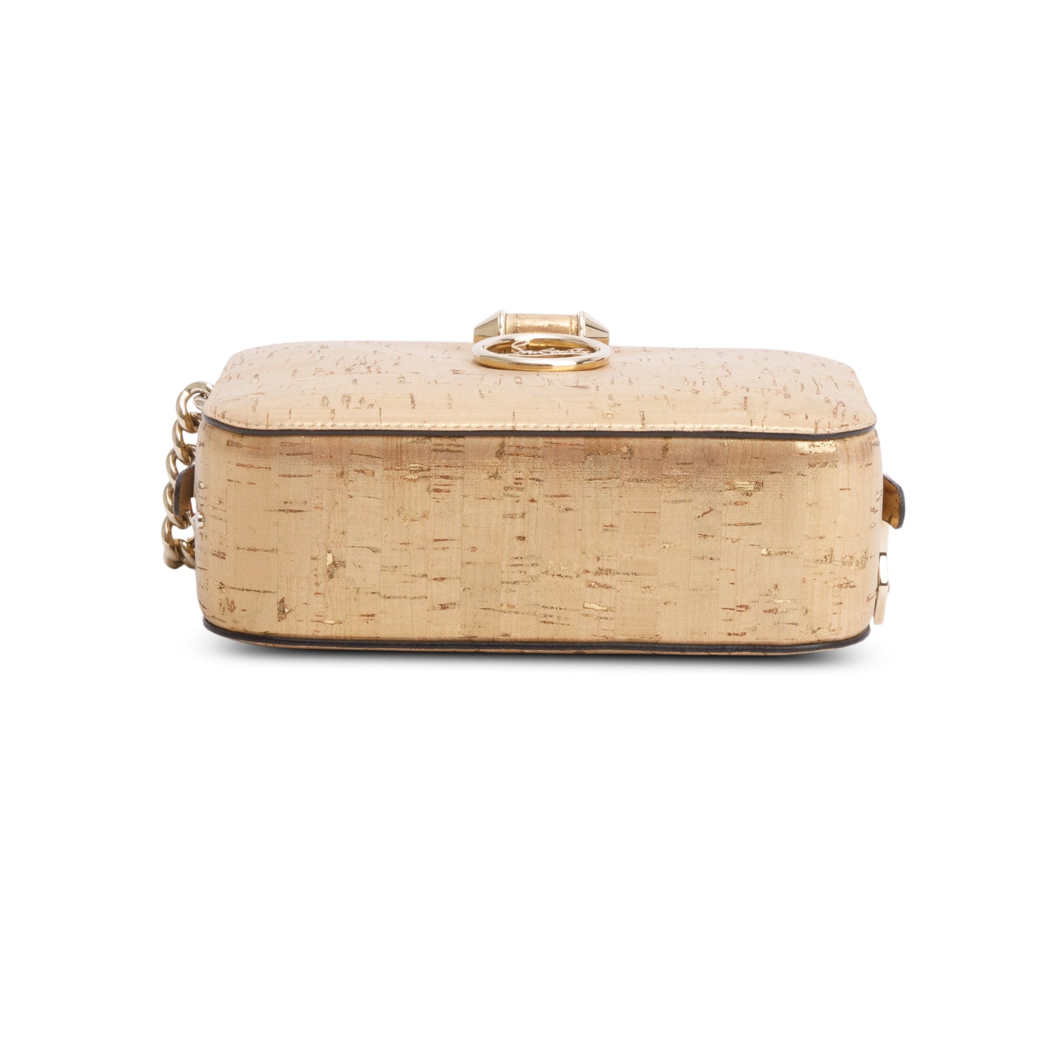 Christian Louboutin Metallic Cork Rubylou Mini Liege Crossbody Bag