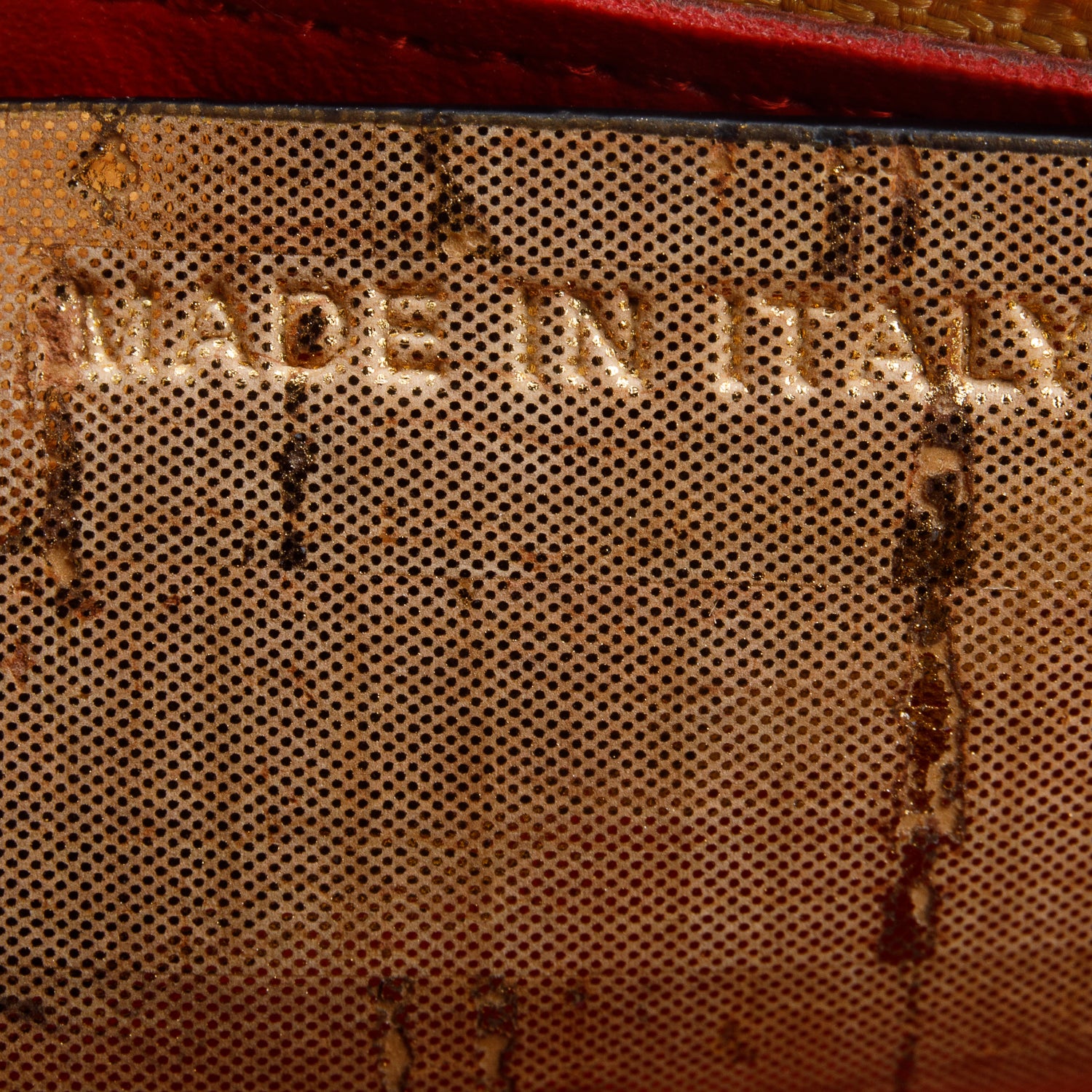 Christian Louboutin Metallic Cork Rubylou Mini Liege Crossbody Bag