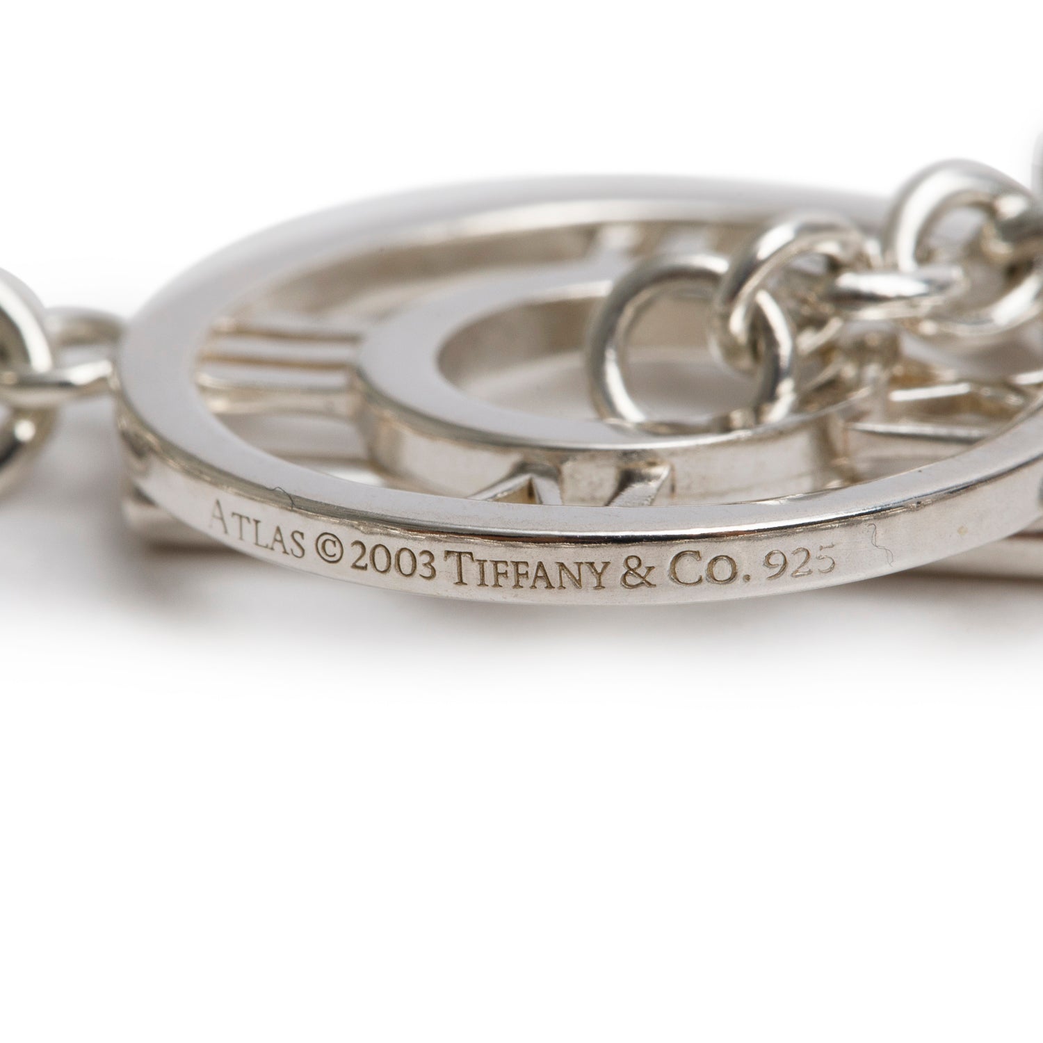 Tiffany & Co. Sterling Silver Atlas Toggle Necklace