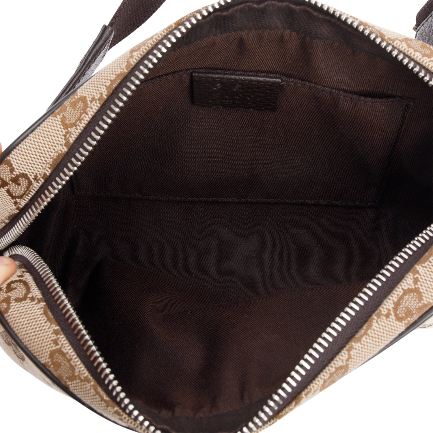 Gucci Beige GG Canvas Belt Bag