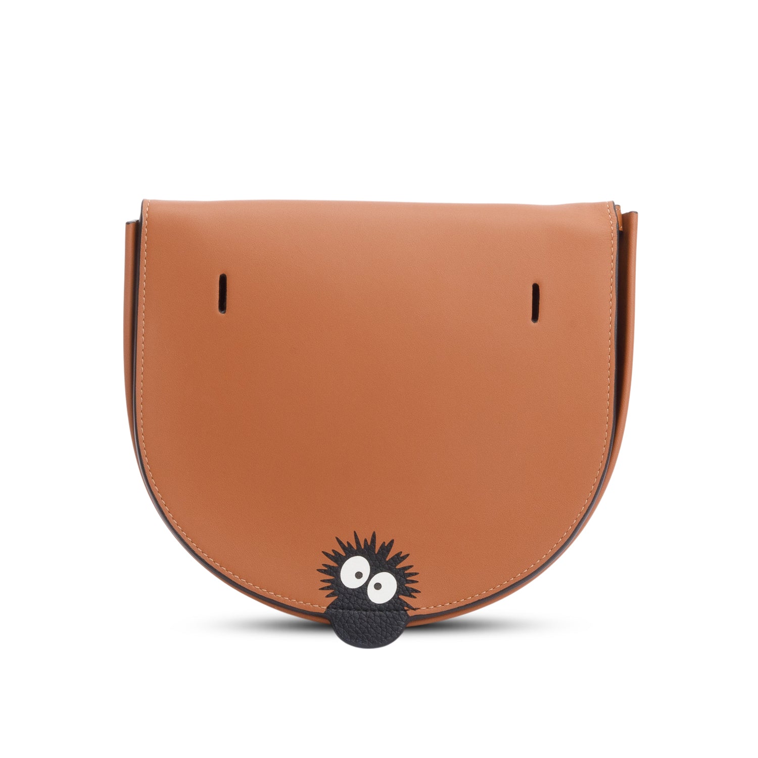 Loewe x Studio Ghibli Brown Leather Small Heel Pouch
