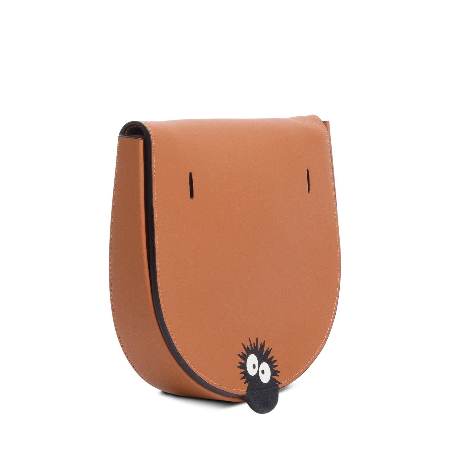 Loewe x Studio Ghibli Brown Leather Small Heel Pouch