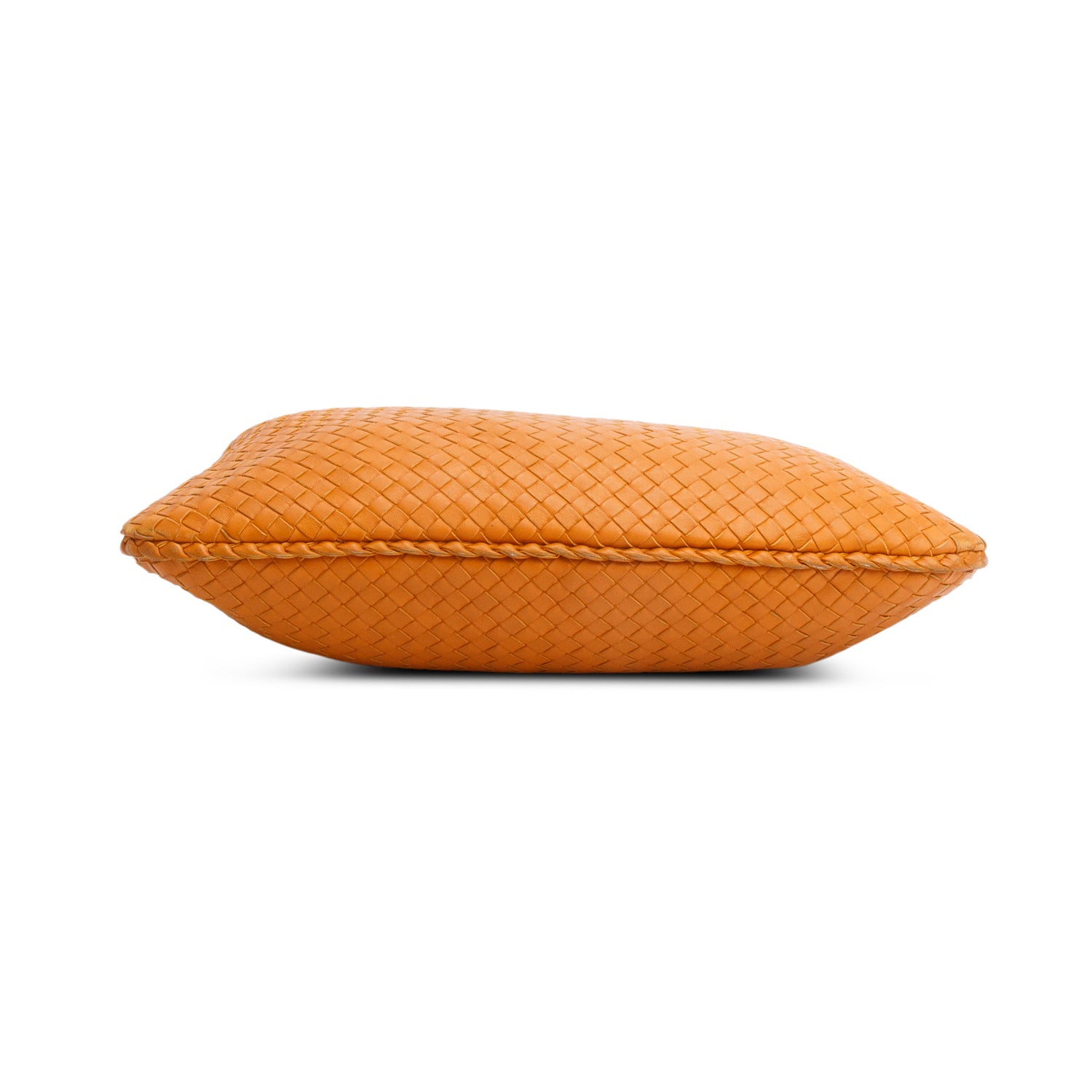 Bottega Veneta Orange Nappa Intrecciato Large Veneta Hobo