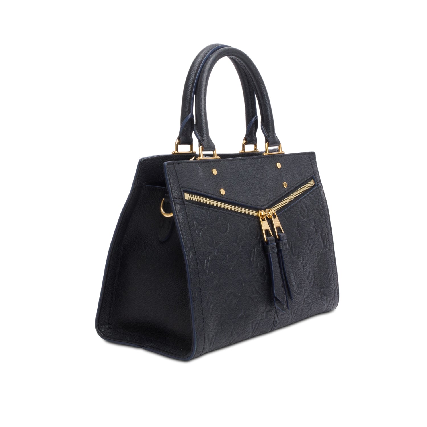 Louis Vuitton Navy Leather Empreinte Sully PM w/ Strap