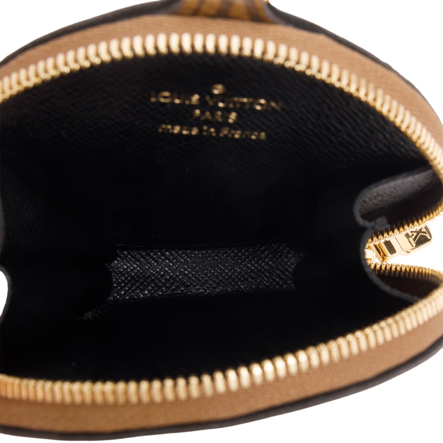 Louis Vuitton 2025 Black Nylon Jacquard Bandouliere w/ Zip Round Coin Purse, Box & Receipt