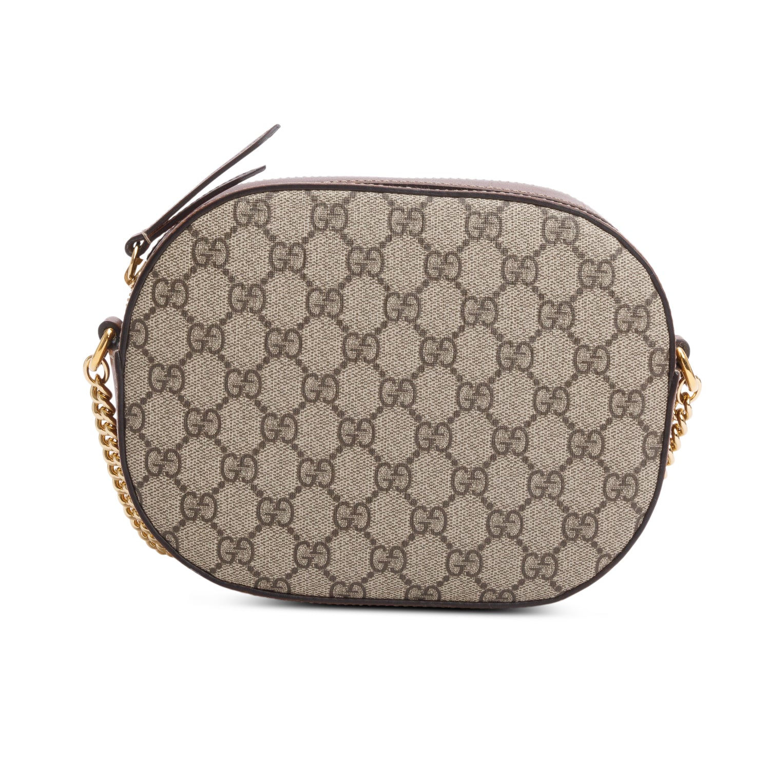 Gucci GG Supreme Bree Chain Crossbody Bag w/ Box