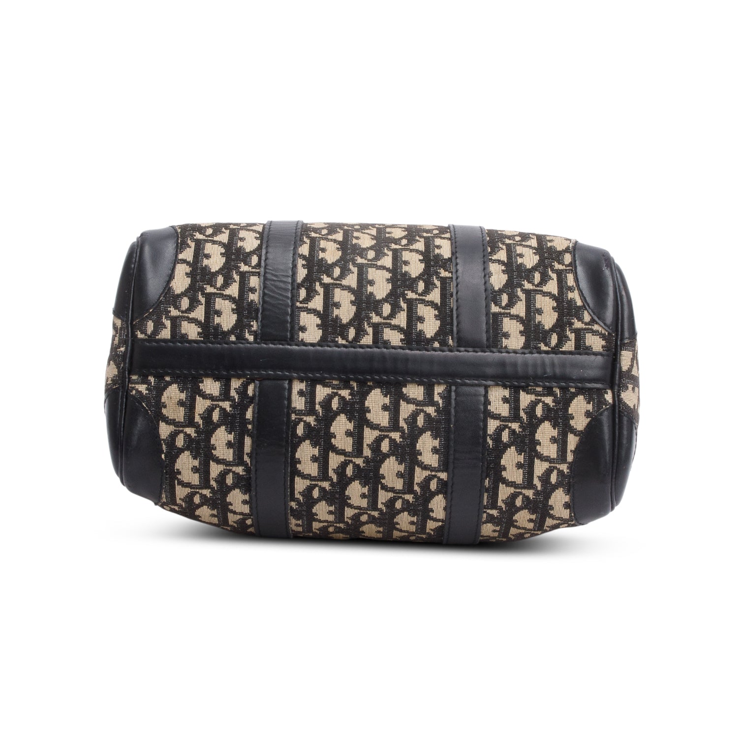 Christian Dior Navy Diorissimo Small Boston Bag