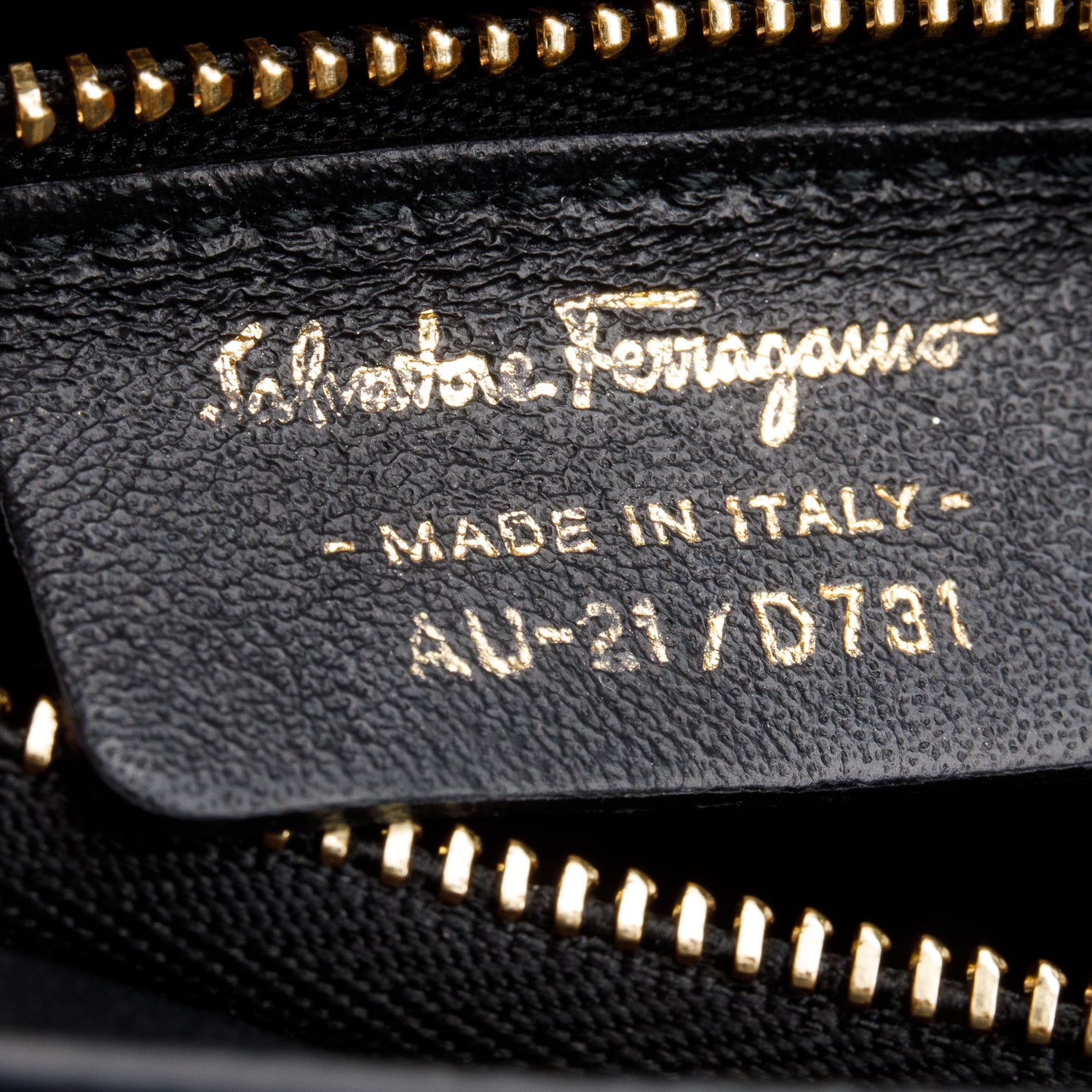 Ferragamo Black Calfskin Abbey Shoulder Bag