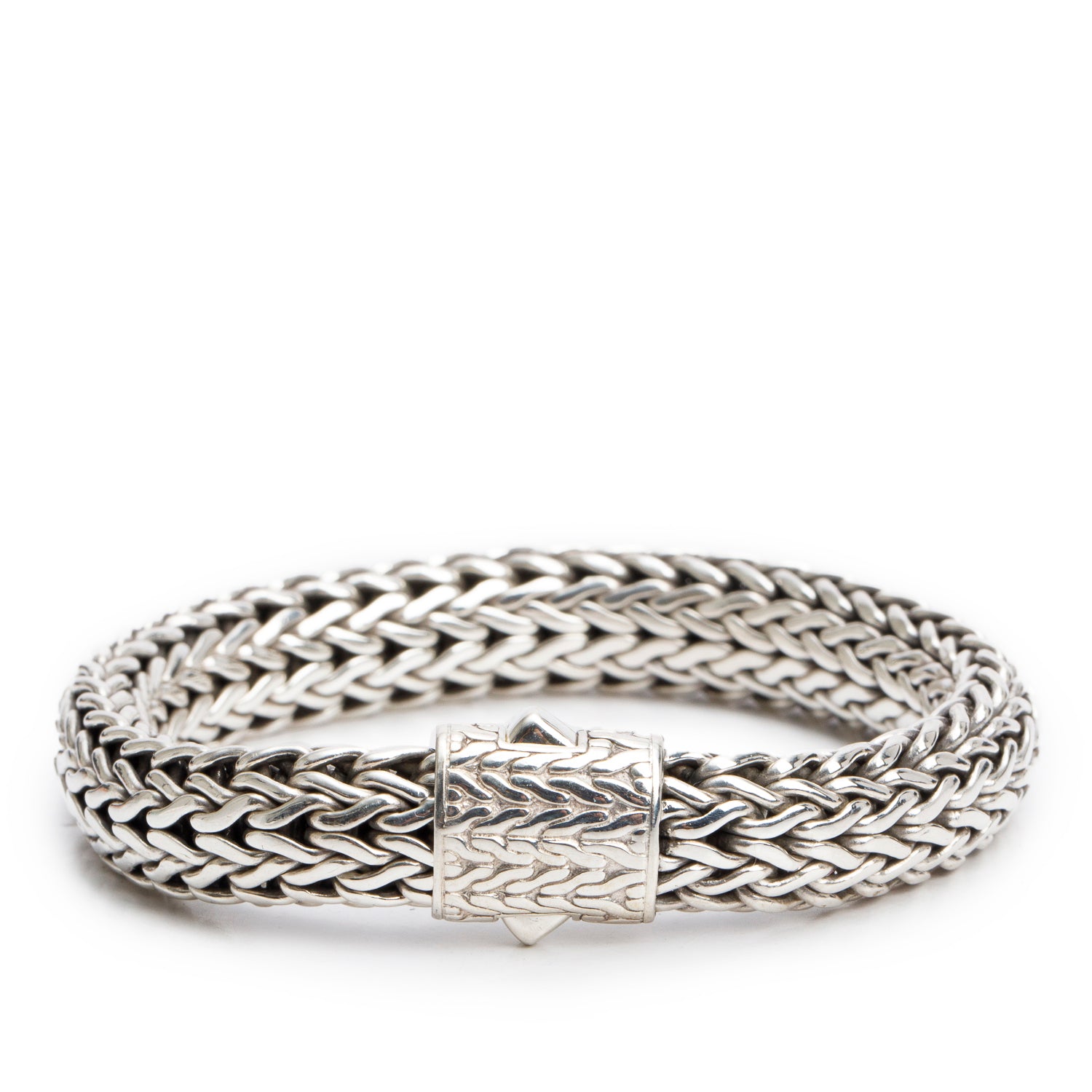 John Hardy Sterling Silver 10.5 MM Icon Chain Bracelet