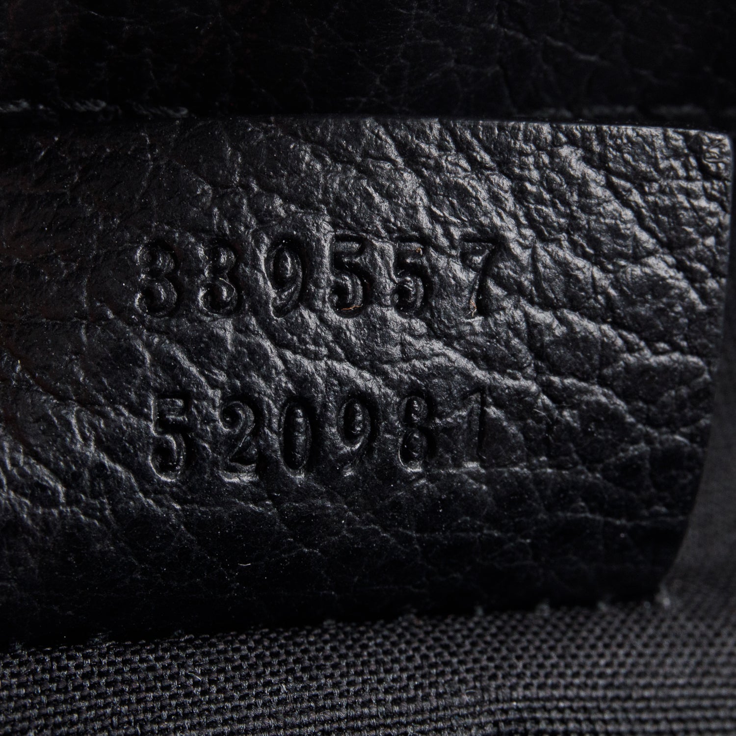 Gucci Black GG Canvas Pouch