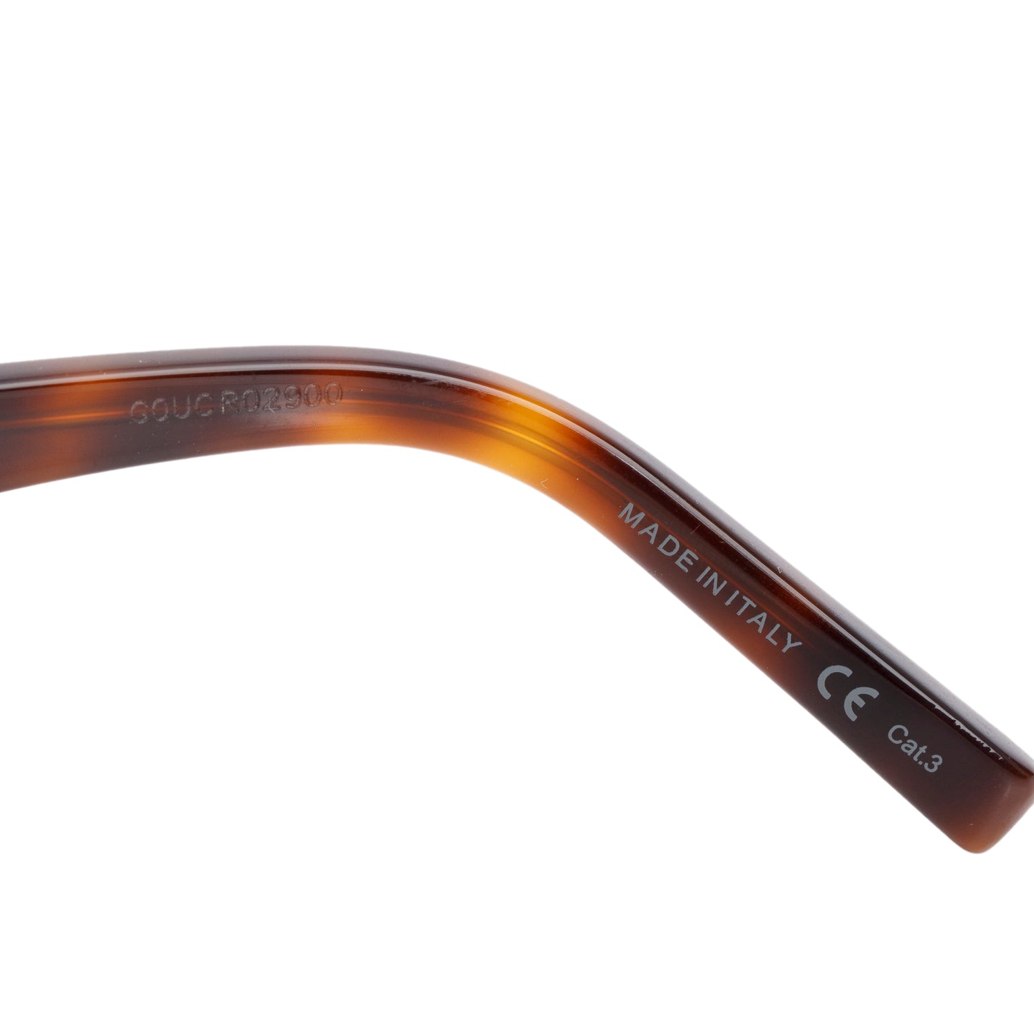 Saint Lauren SL 232 Brown Tortoise Shell Acetate Betty Sunglasses w/ Case