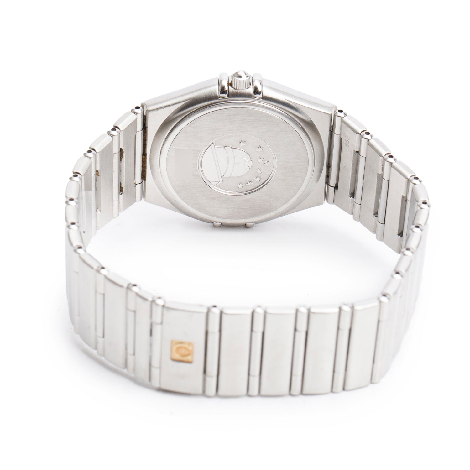 Omega Stainless Steel Constellation 33 MM Quartz Watch Grey Dial