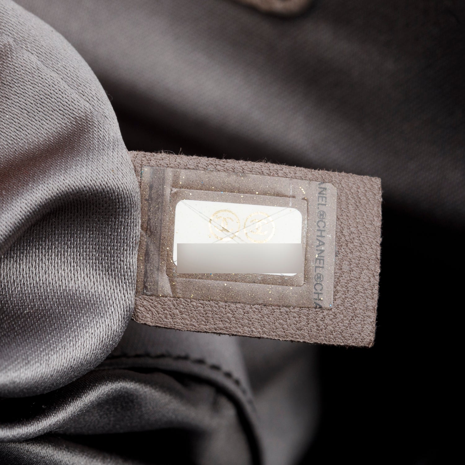 Chanel Black Glazed Lambskin North/South Reissue Tote w/ Authenticity Card