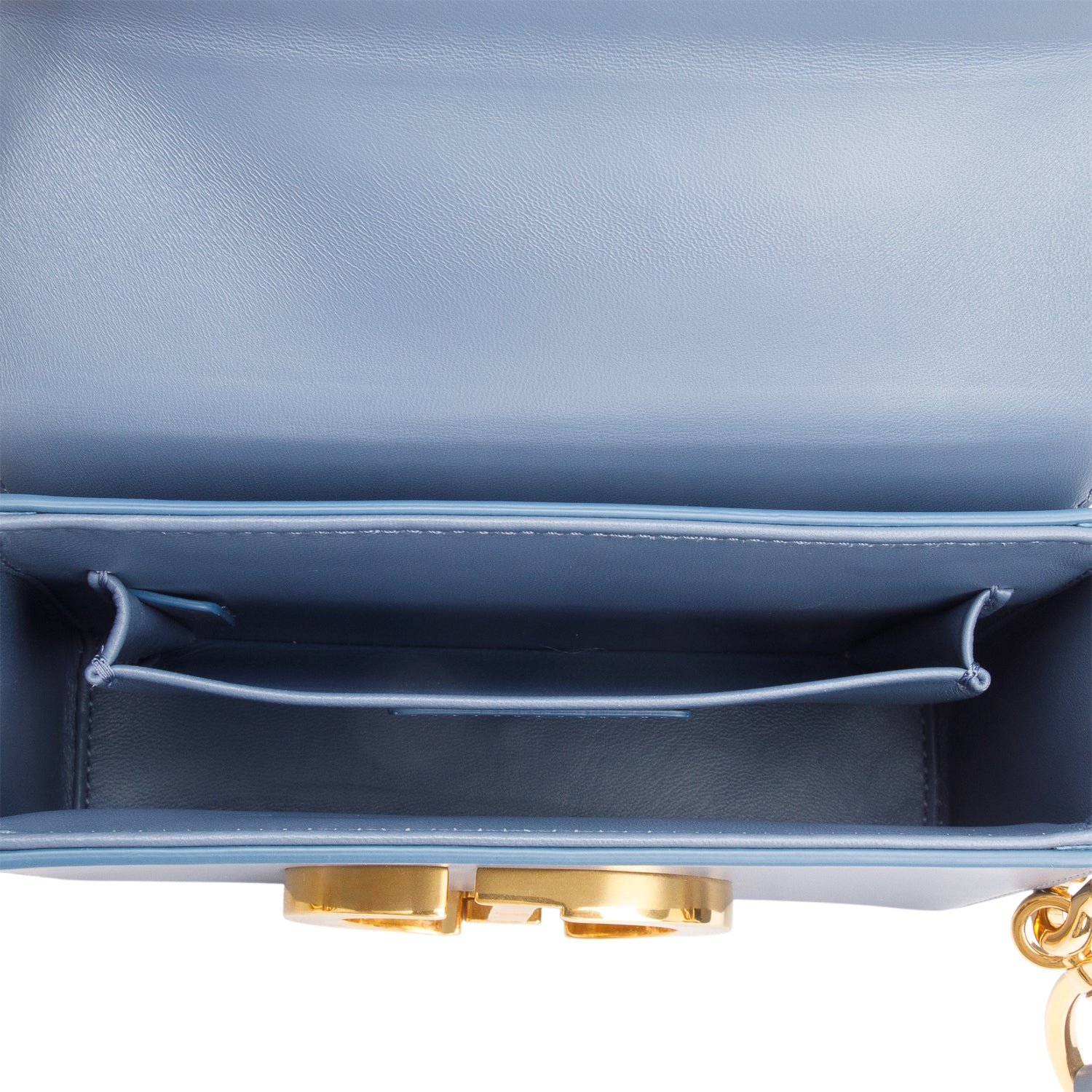 Christian Dior 2020 Blue Leather 30 Montaigne Box Bag w/ Strap, Box & Authenticity Card