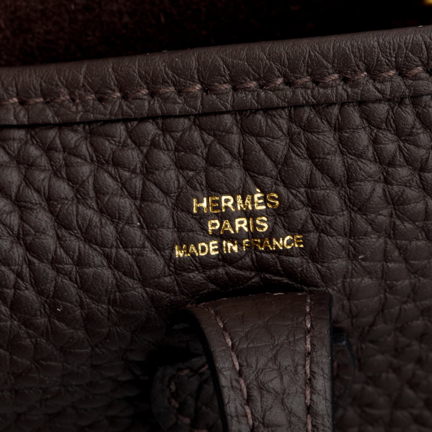 Hermes 2024 Ebene Taurilon Clemence Amazone Evelyne TPM 16 w/ Box & Receipt