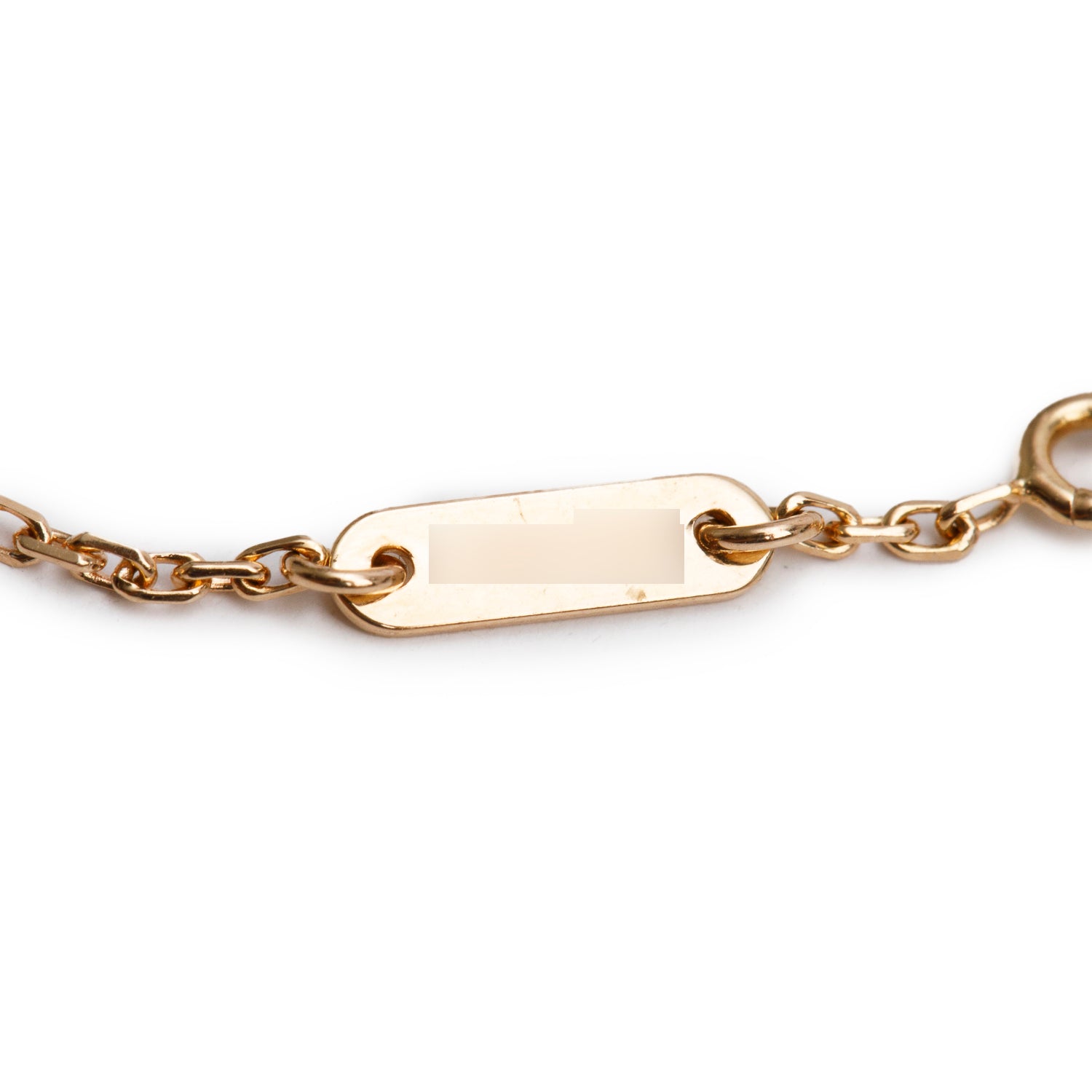 Van Cleef & Arpels 18k Rose Gold Sweet Alhambra 1 Motif Bracelet w/ Box & Certificate