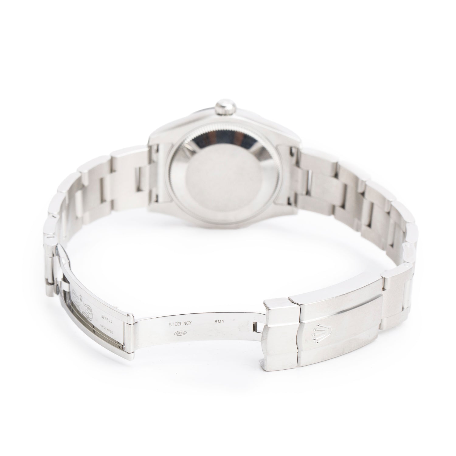 Rolex Stainless Steel Oyster Perpetual 31 MM Automatic Watch Dark Grey Dial 177200 w/ Box & Papers