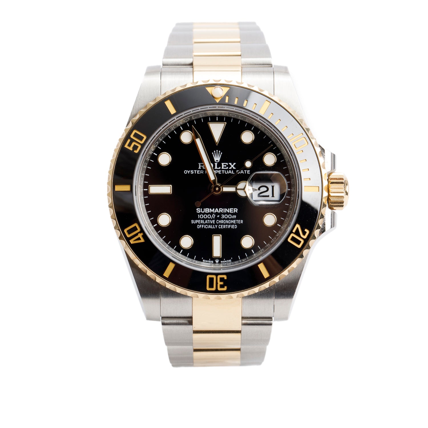 Rolex 2025 Stainless Steel & 18k Yellow Gold Submariner Date 41 MM Automatic Watch 126613LN w/ Box & Papers