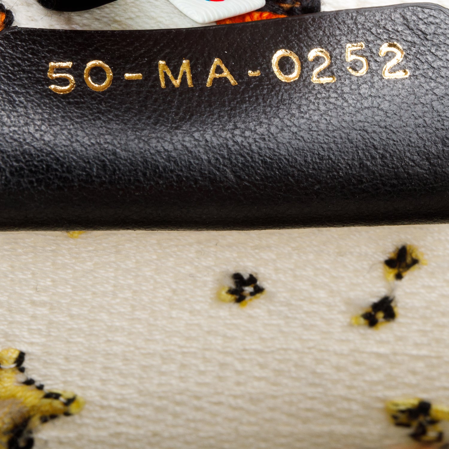 Christian Dior 2022 Cream Canvas Embroidered Pixel Zodiac Mini Book Tote Phone Bag w/ Strap & Box