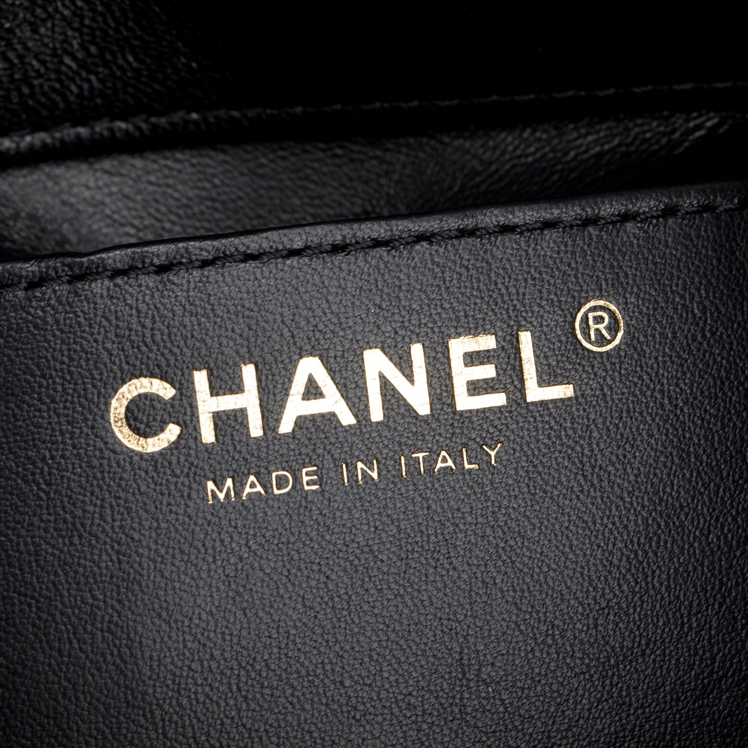 Chanel 2022 Black Goatskin Retro Classic Mini Square Flap Bag w/ Box & Receipt