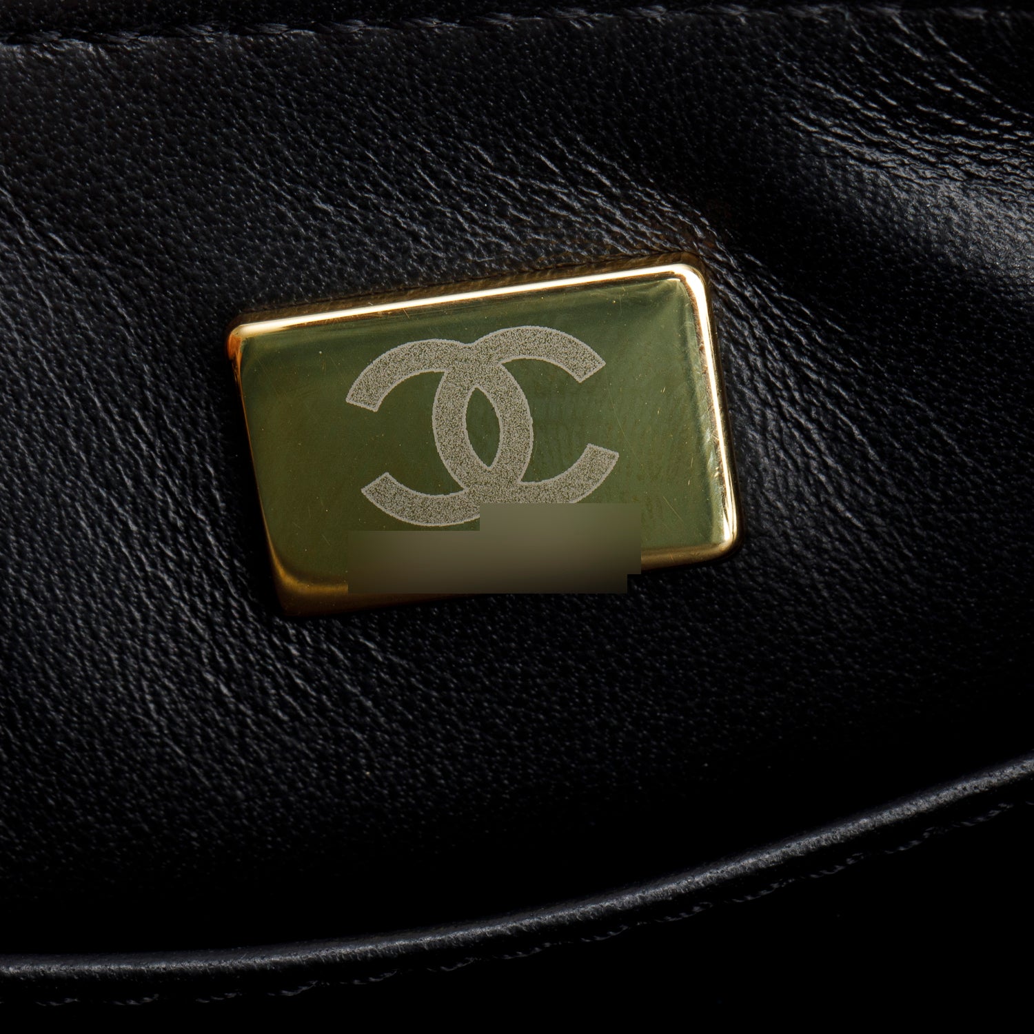 Chanel 2022 Black Goatskin Retro Classic Mini Square Flap Bag w/ Box & Receipt