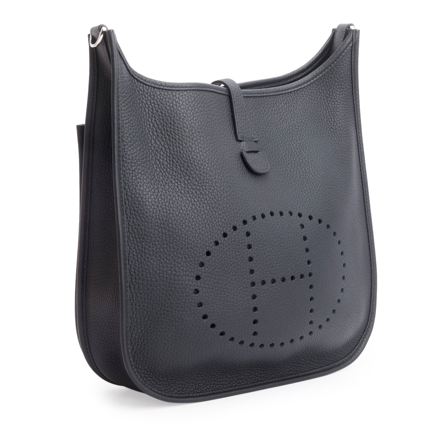 Hermes 2024 Noir Taurillon Clemence Evelyne III 29 Bag