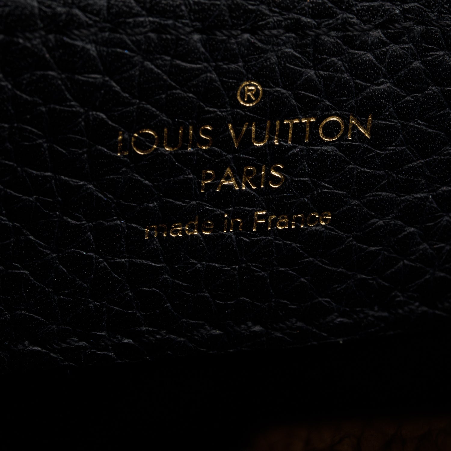 Louis Vuitton Black Taurillon Leather Mini Capucines w/ Strap