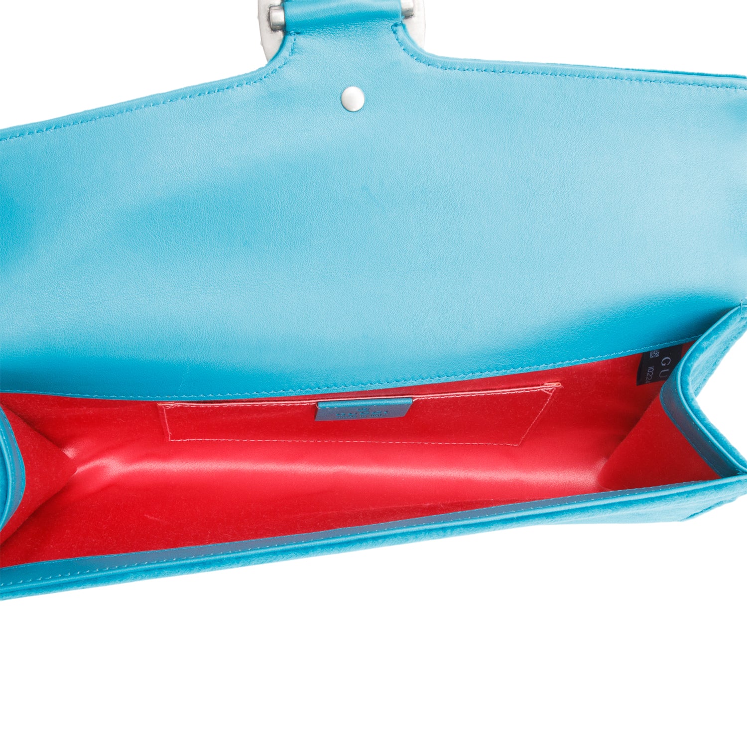 Gucci Blue Velvet Dionysus Long Clutch