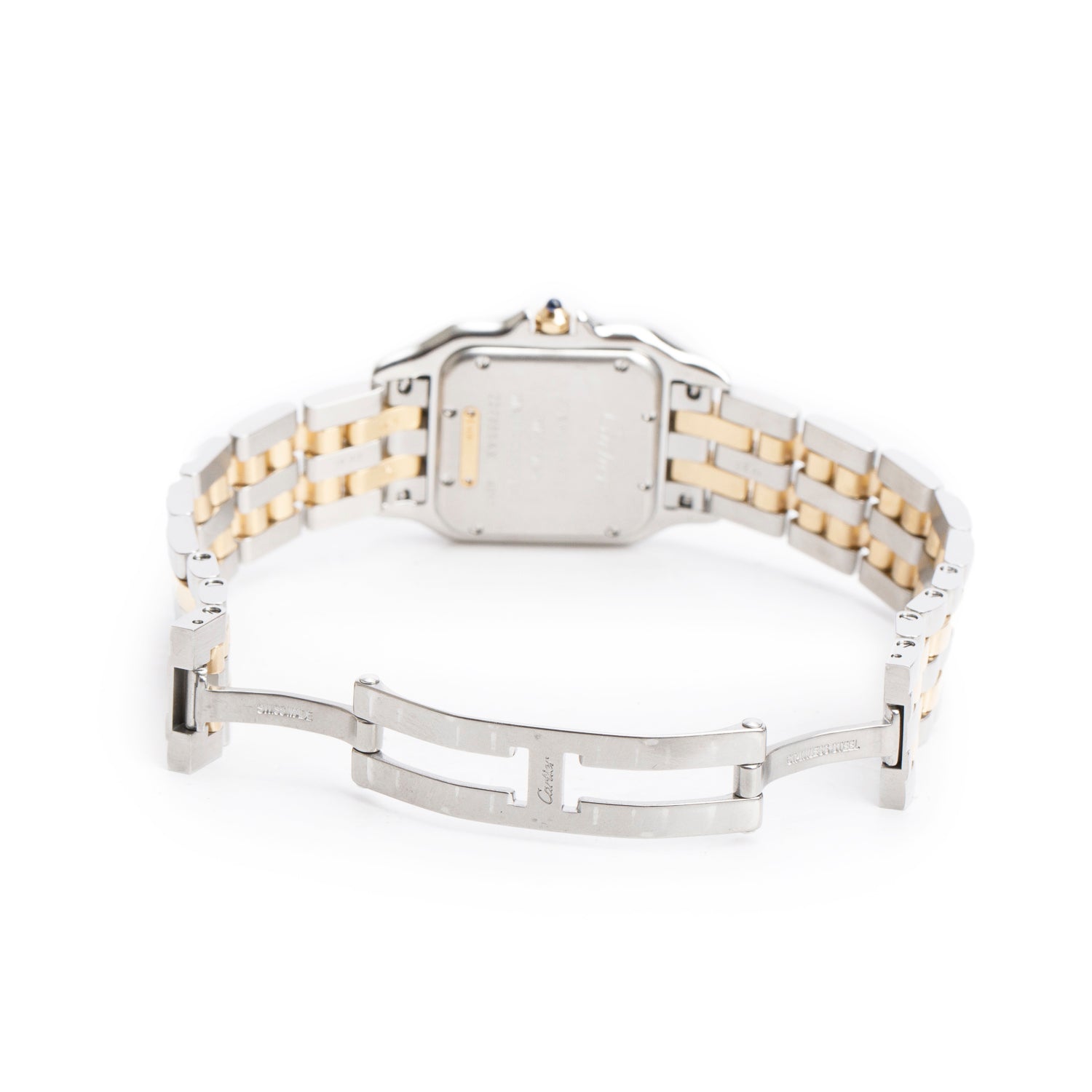 Cartier Stainless Steel & 18k Yellow Gold Panthere de Cartier Watch, Medium Model 4017 w/ Box & Service Papers