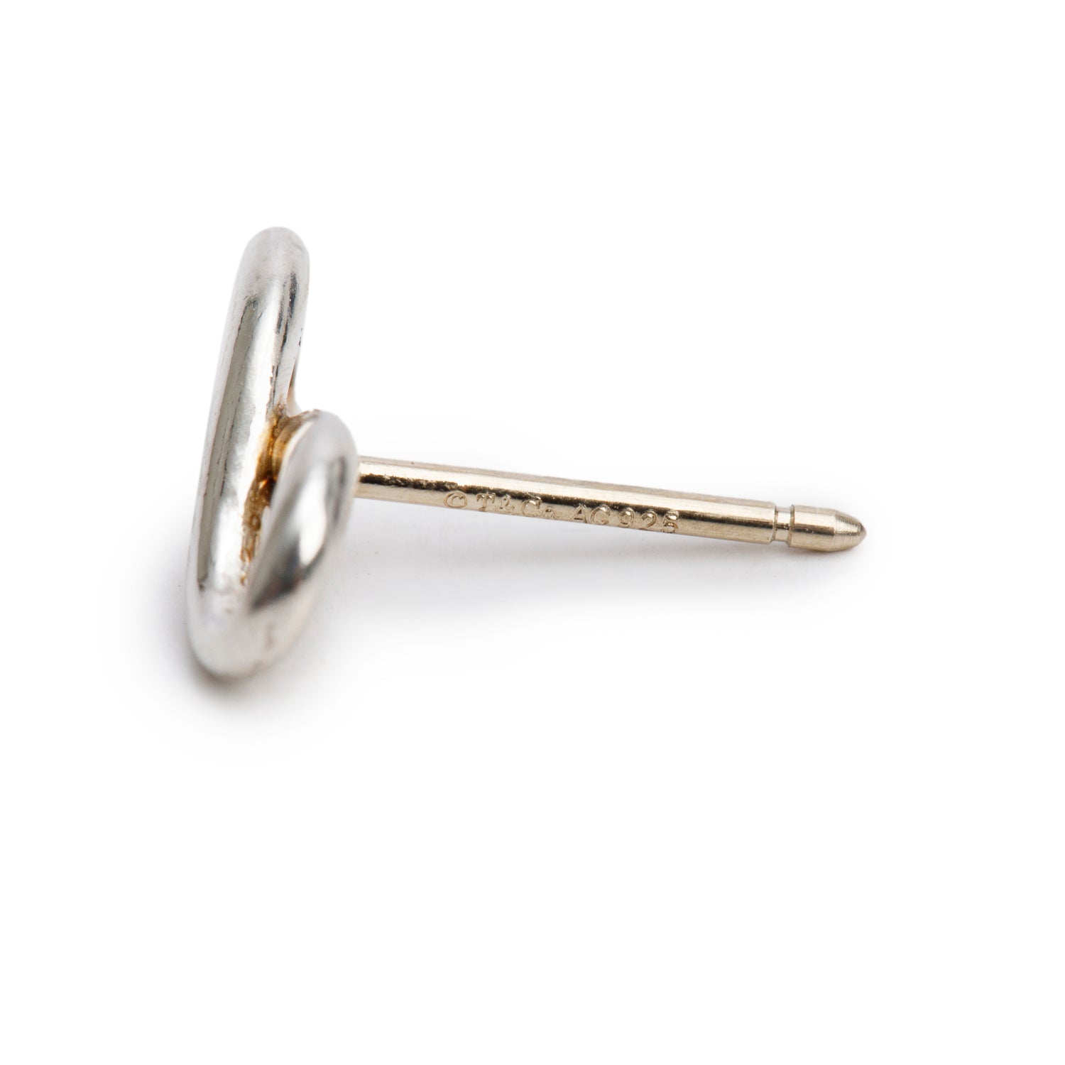 Tiffany & Co. Sterling Silver Mini Infinity Earrings