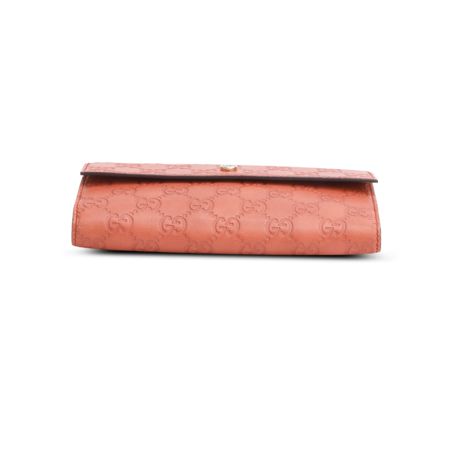 Gucci Red Guccissima GG Signature Leather Continental Wallet