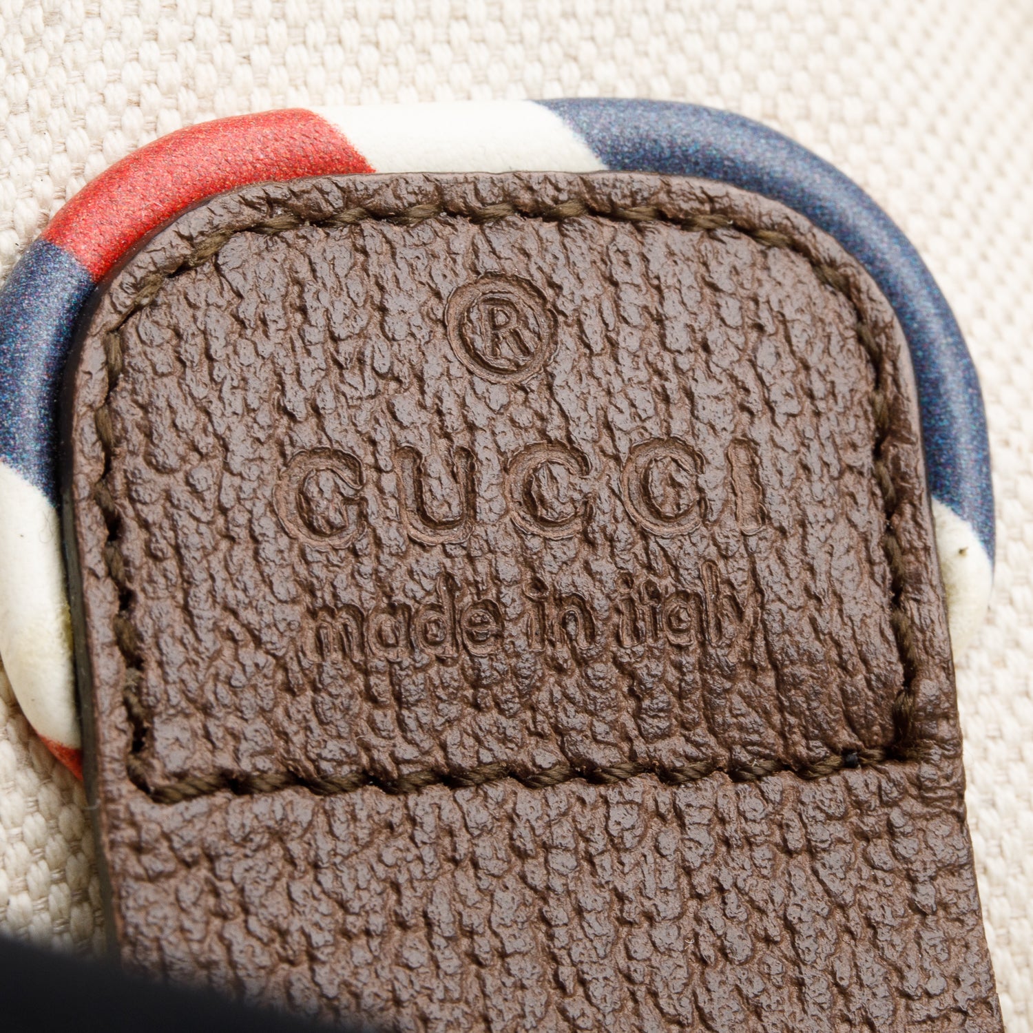 Gucci GG Supreme Applique Soft Courrier Backpack