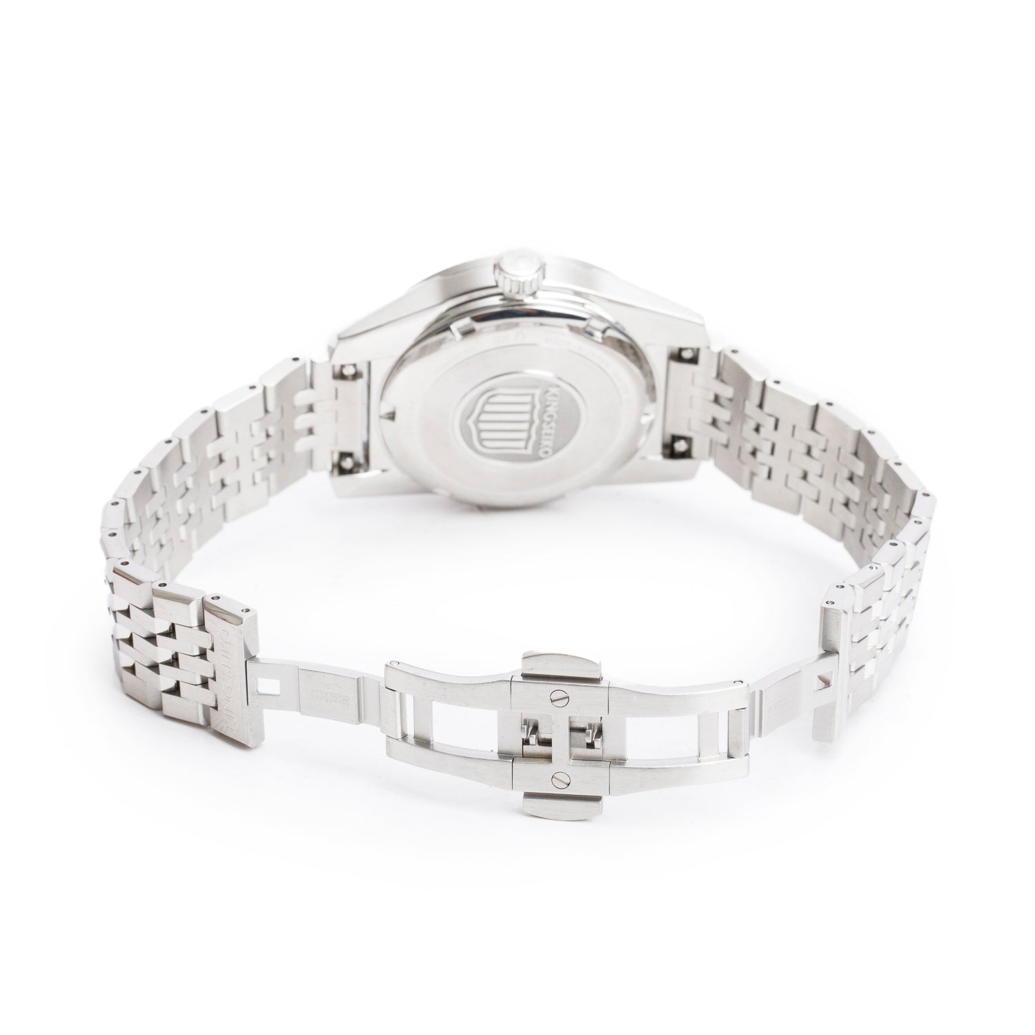 Seiko Stainless Steel King Seiko 38 MM Automatic Watch Olive Green Dial SPB391J1 w/ Box