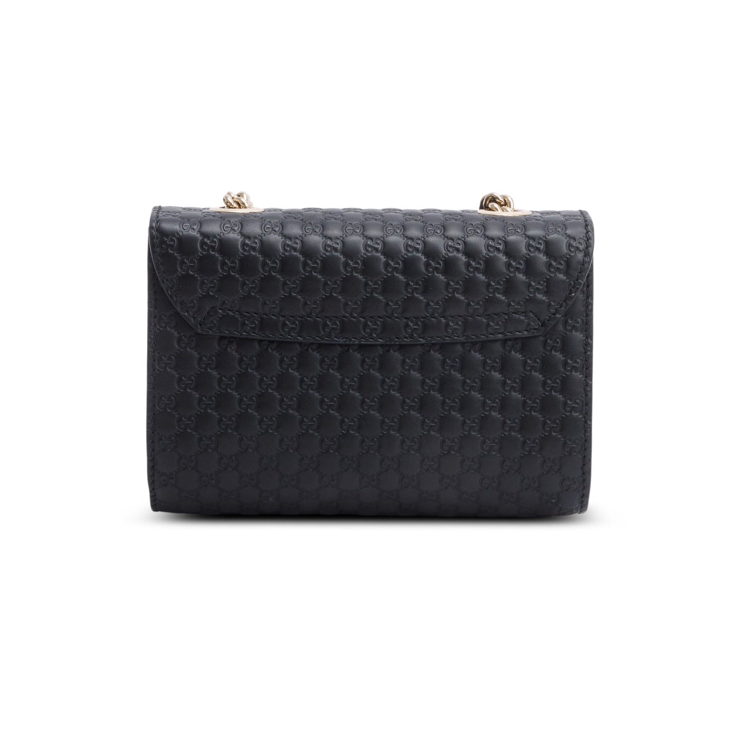 Gucci Black Microguccissima Mini Emily Horsebit Bag