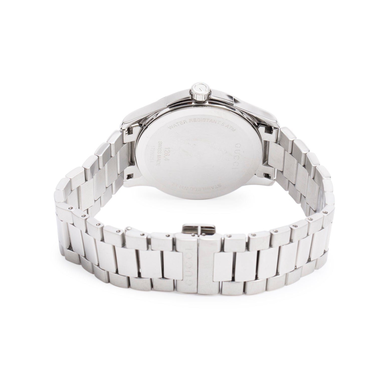 Gucci Stainless Steel G-Timeless 38 MM Quartz Watch Black Diamond Dial