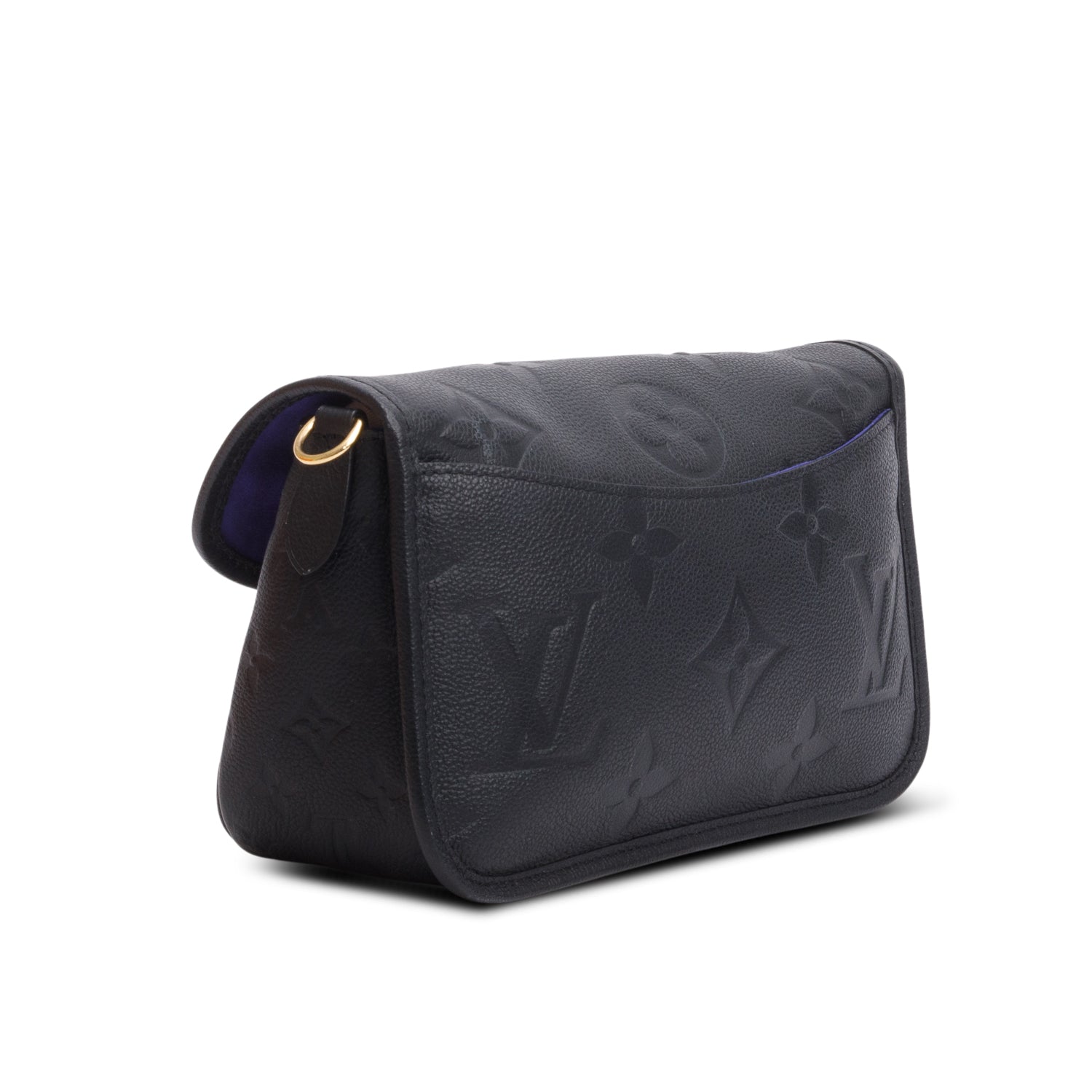 Louis Vuitton 2025 Black Monogram Empreinte Diane w/ Box, Straps & Receipt