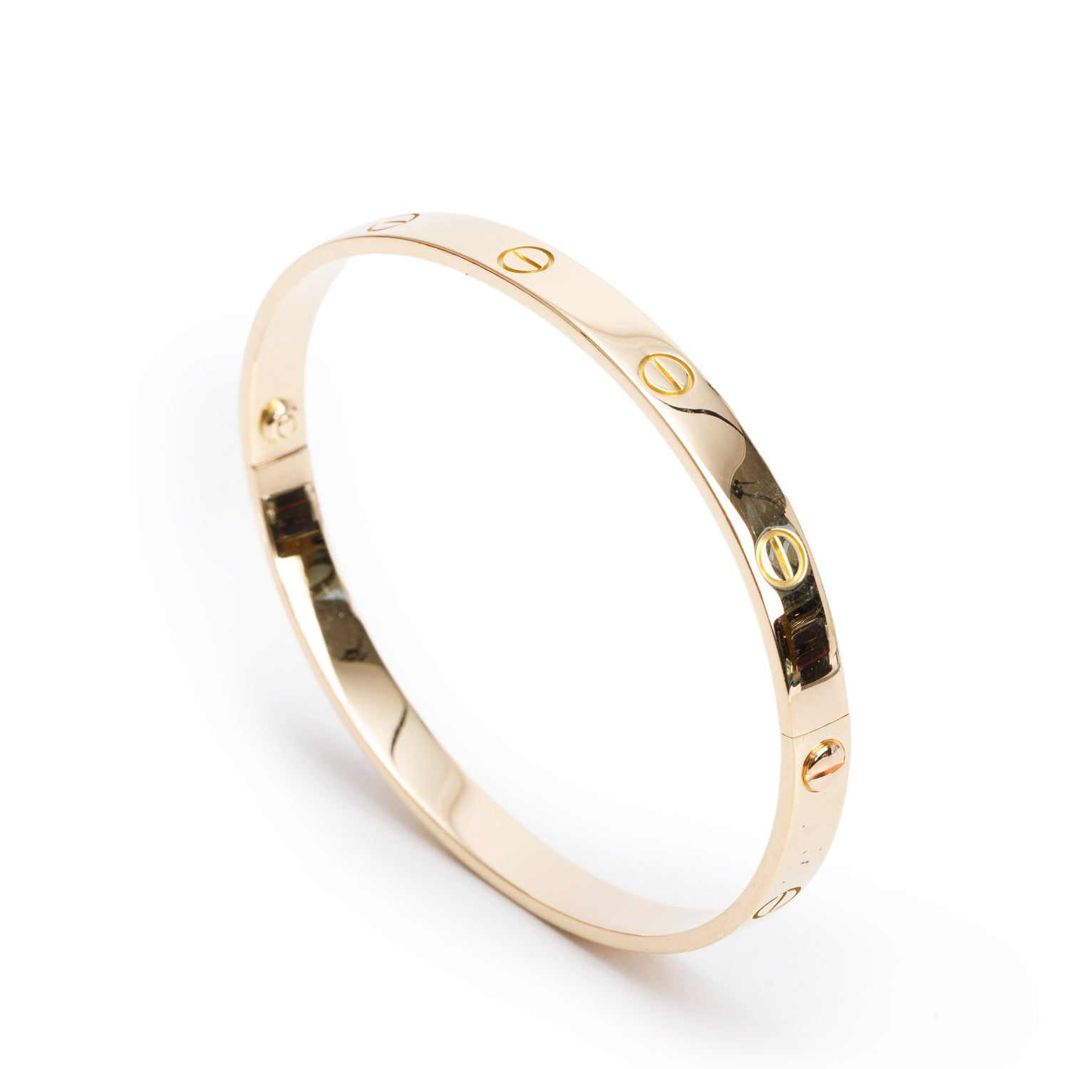 Cartier Vintage 18k Yellow Gold Love Bracelet, Classic Model, Size 20 w/ Service Papers