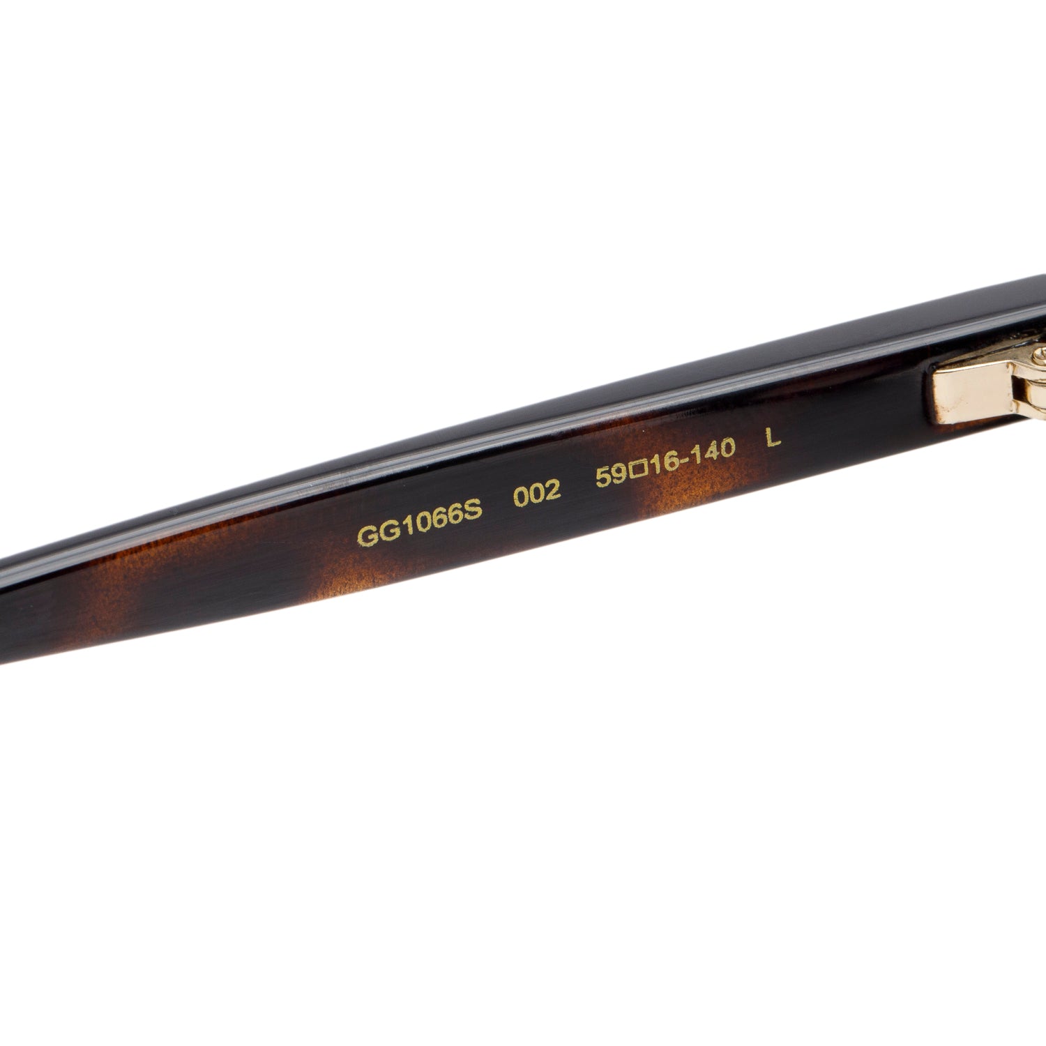 Gucci GG1066S Brown Havana Interlocking GG Butterfly Sunglasses