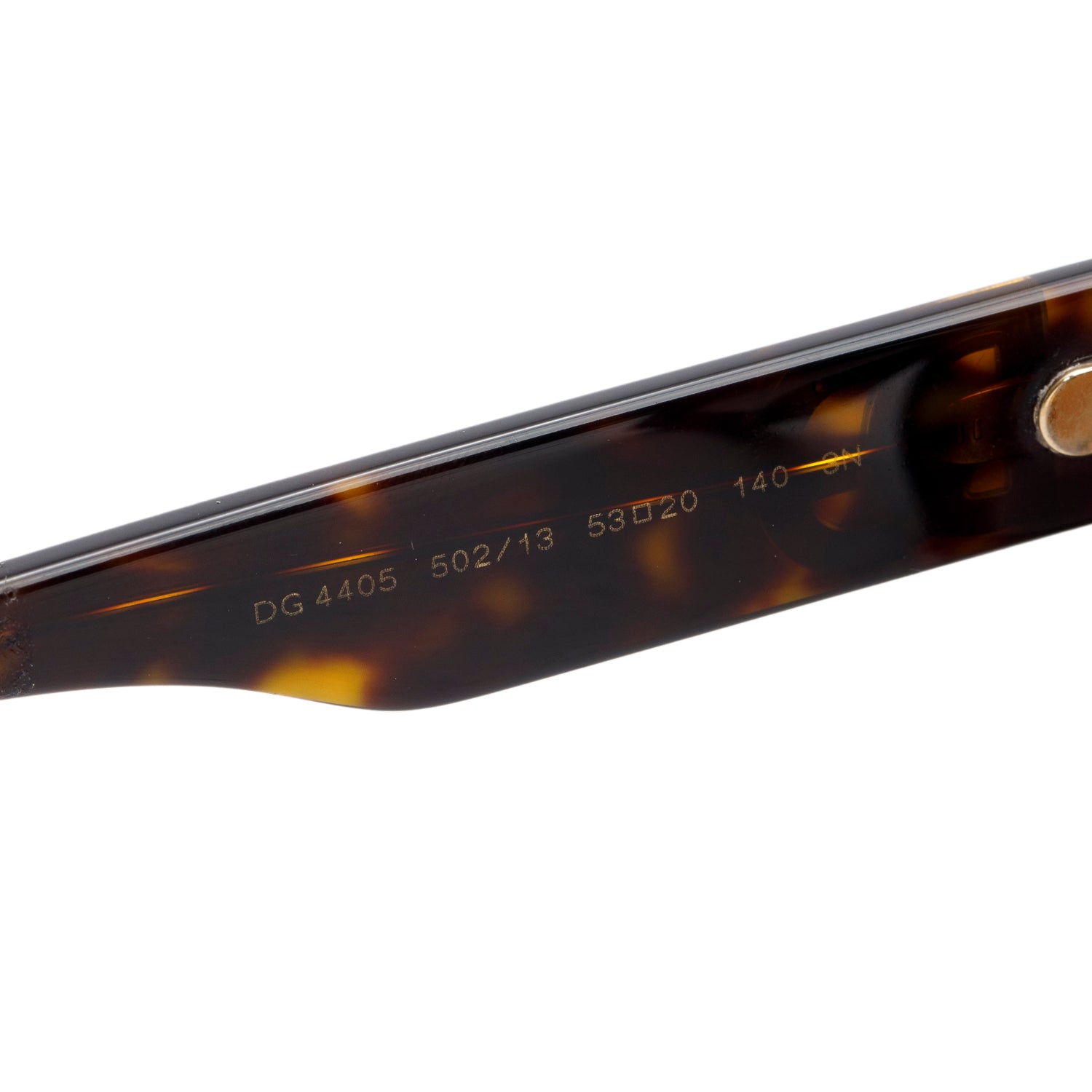 Dolce & Gabbana DG 4405 Brown Havana Acetate Crossed Sunglasses