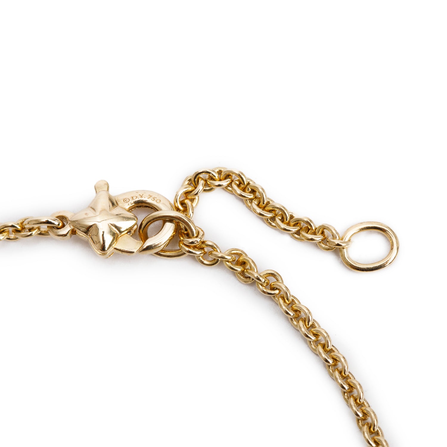 David Yurman 18k Yellow Gold Sapphire & Tsavorite Cable Collectibles Rainbow Bracelet w/ Box