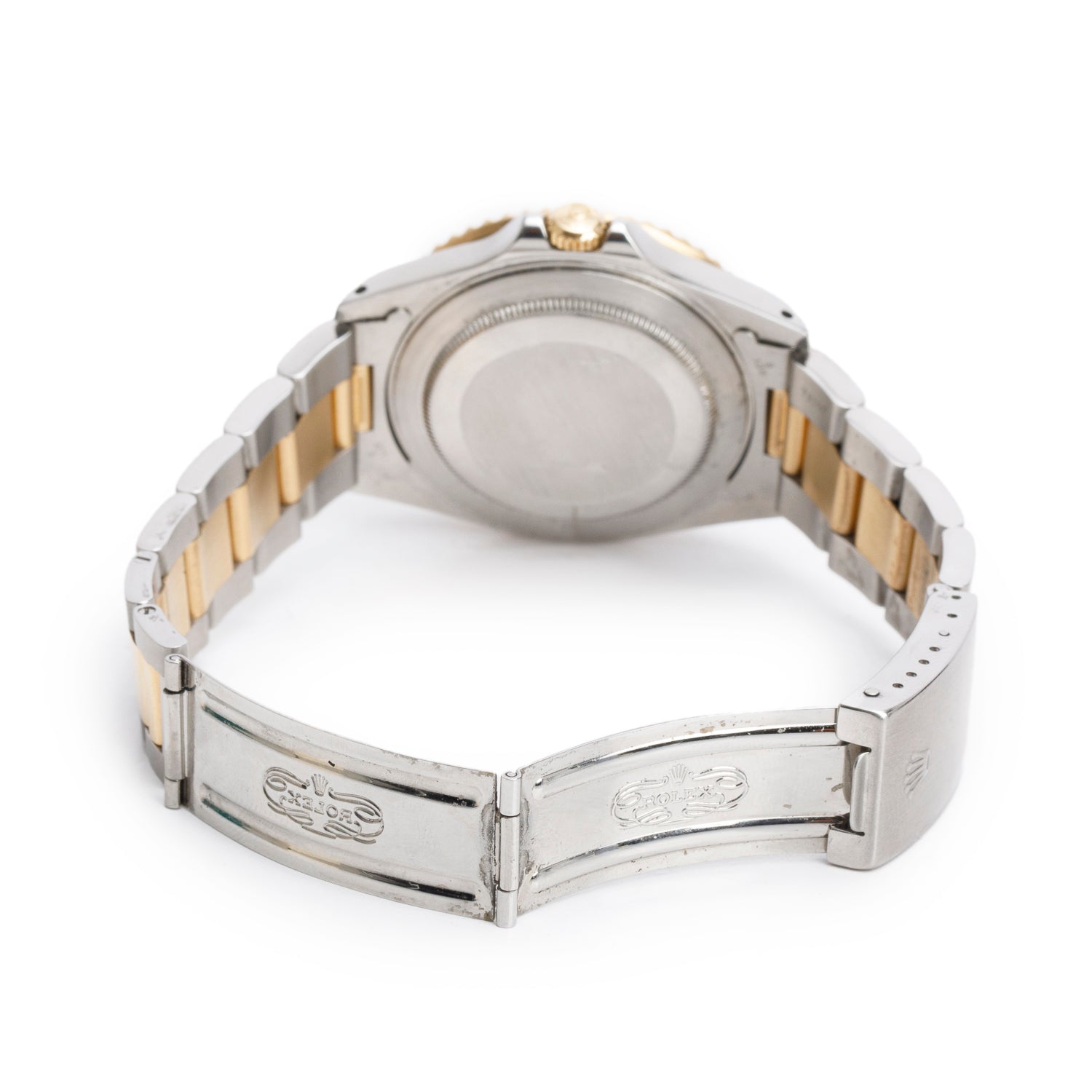 Rolex Stainless Steel & 18k Yellow Gold GMT-Master II Root Beer 40 MM Automatic Watch Chocolate Dial 16713 w/ Box