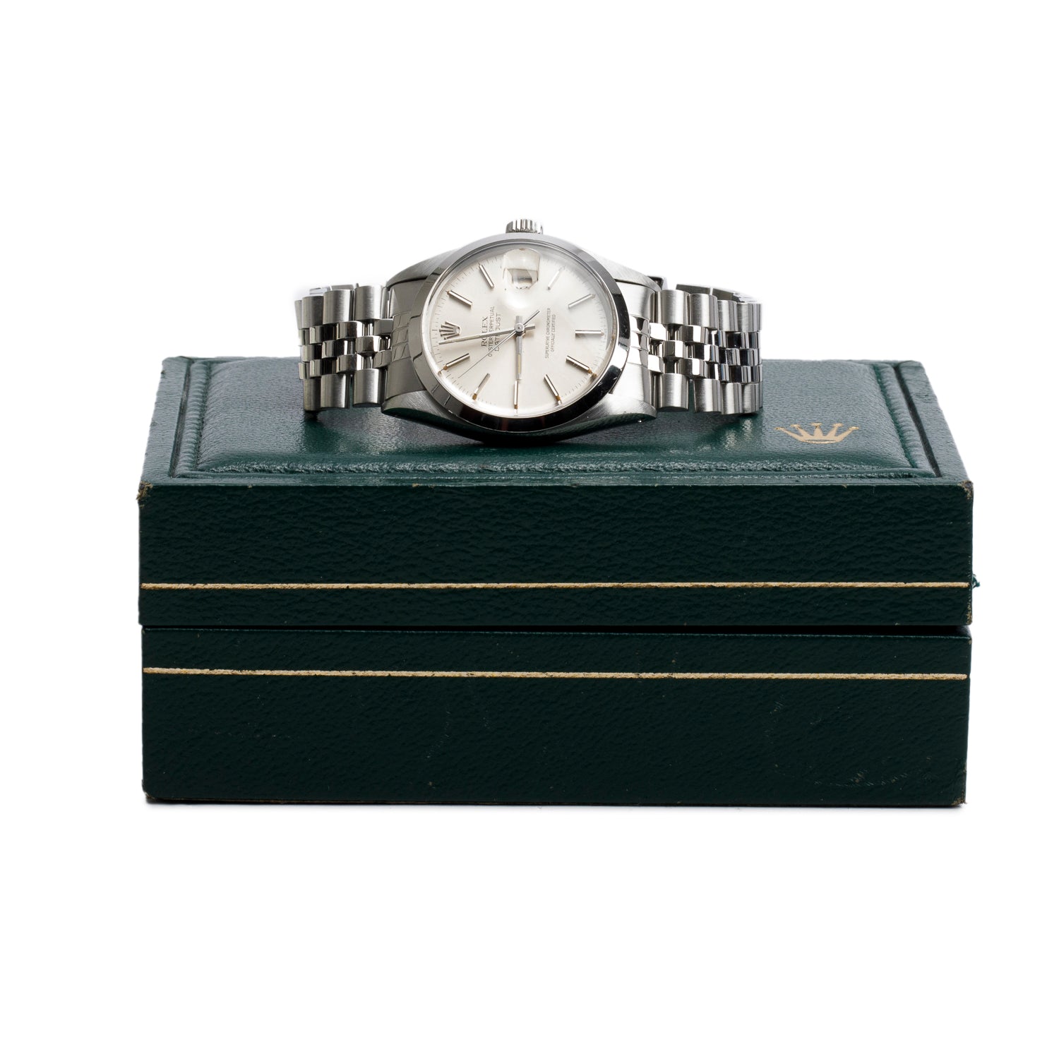 Rolex Stainless Steel Datejust 36 MM Silver Dial Automatic Watch Silver Dial 16000 w/ Box