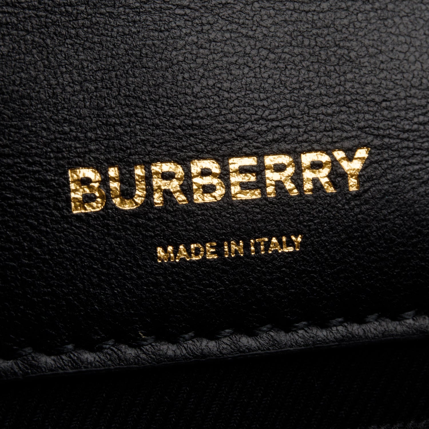 Burberry Black Quilted Leather Mini Lola Bag