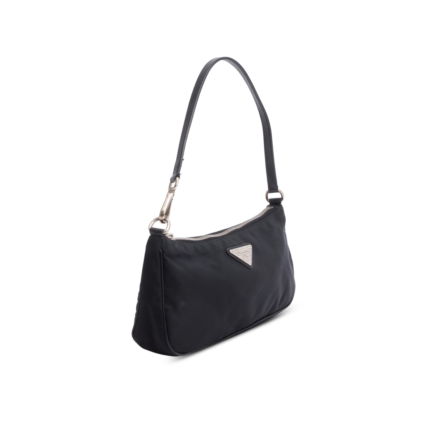 Prada Black Tessuto Nylon Pochette